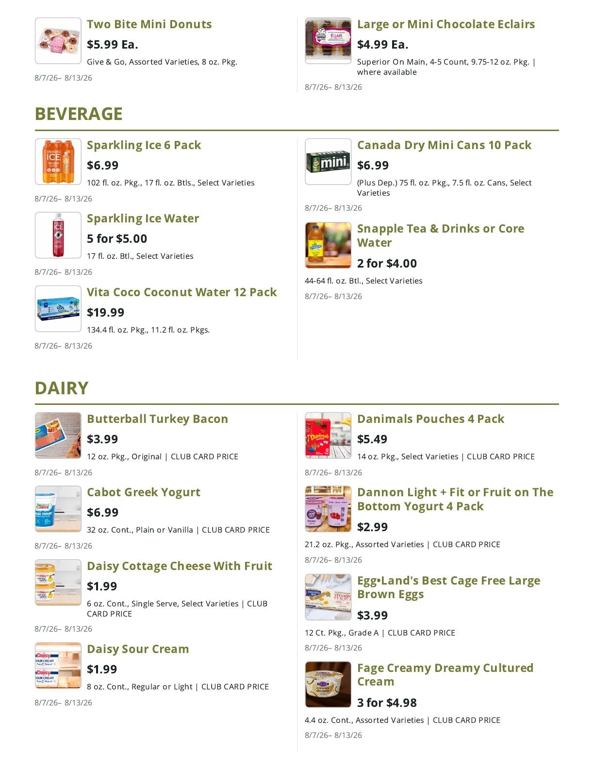 Brooklyn Harvest (Queens, NY) Weekly Ad August 7 - 13, 2026