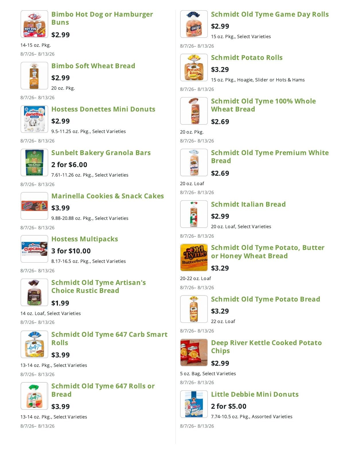 Greenway Markets (Ridgewood, NJ) Weekly Ad August 7 - 13, 2026