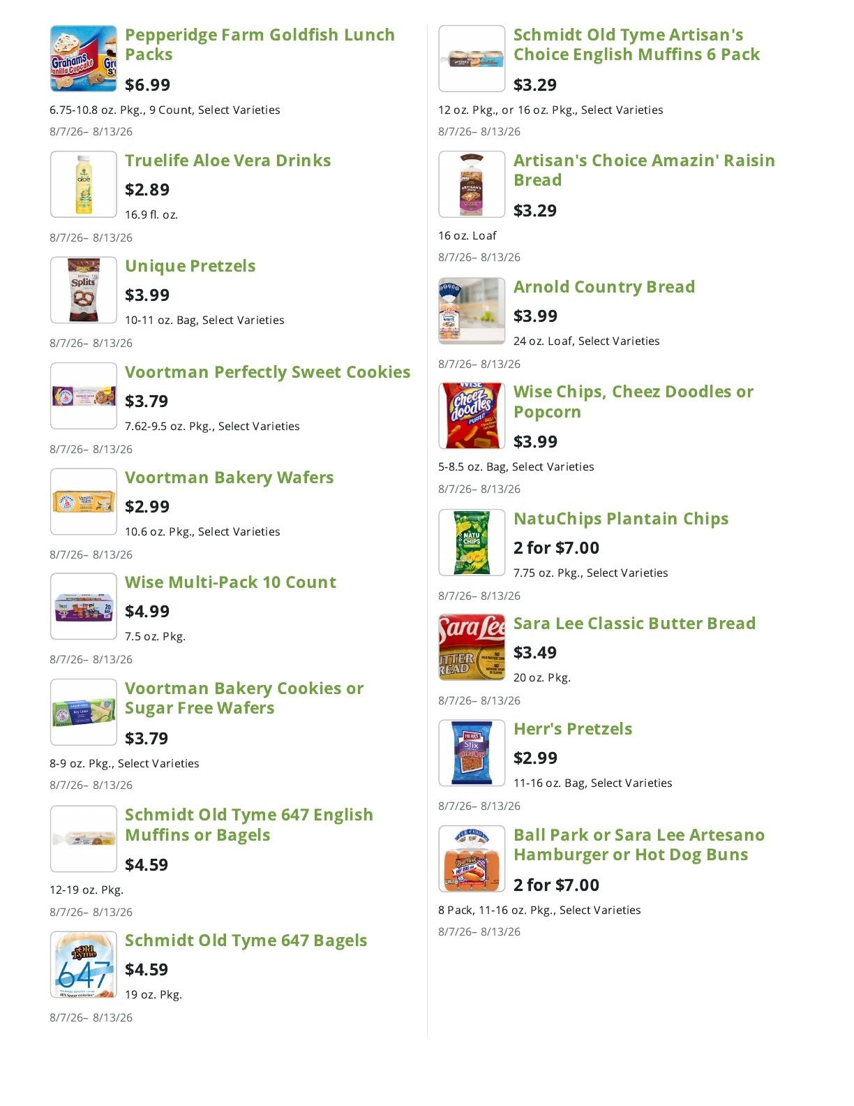 Greenway Markets (West New York, NJ) Weekly Ad August 7 - 13, 2026