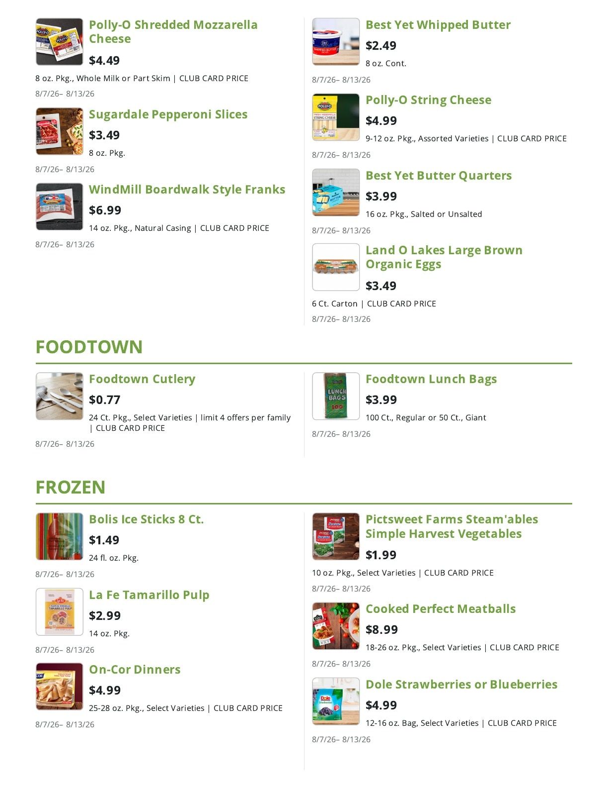 Greenway Markets (West New York, NJ) Weekly Ad August 7 - 13, 2026