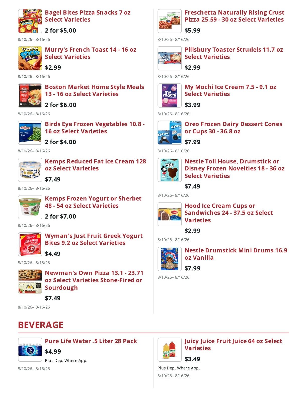Gregg's Market Place (Marathon, NY) Weekly Ad August 10 - 16, 2026