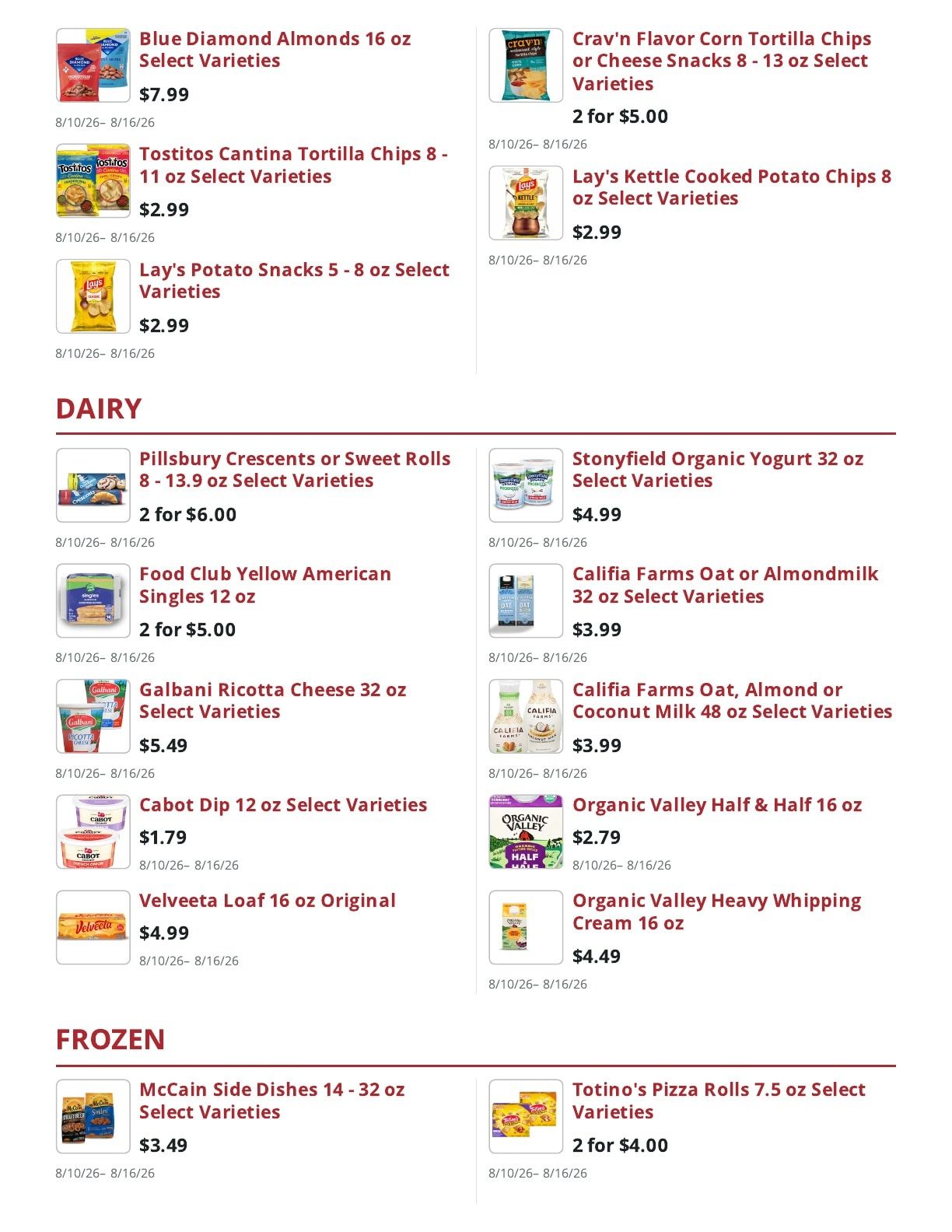 Gregg's Market Place (Whitney Point, NY) Weekly Ad August 10 - 16, 2026