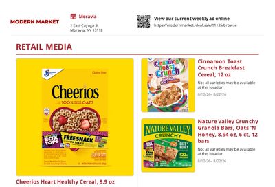Modern Market Weekly Ad August 10 - 22, 2026