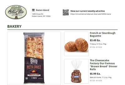 Olive Tree Marketplace Weekly Ad August 7 - 13, 2026