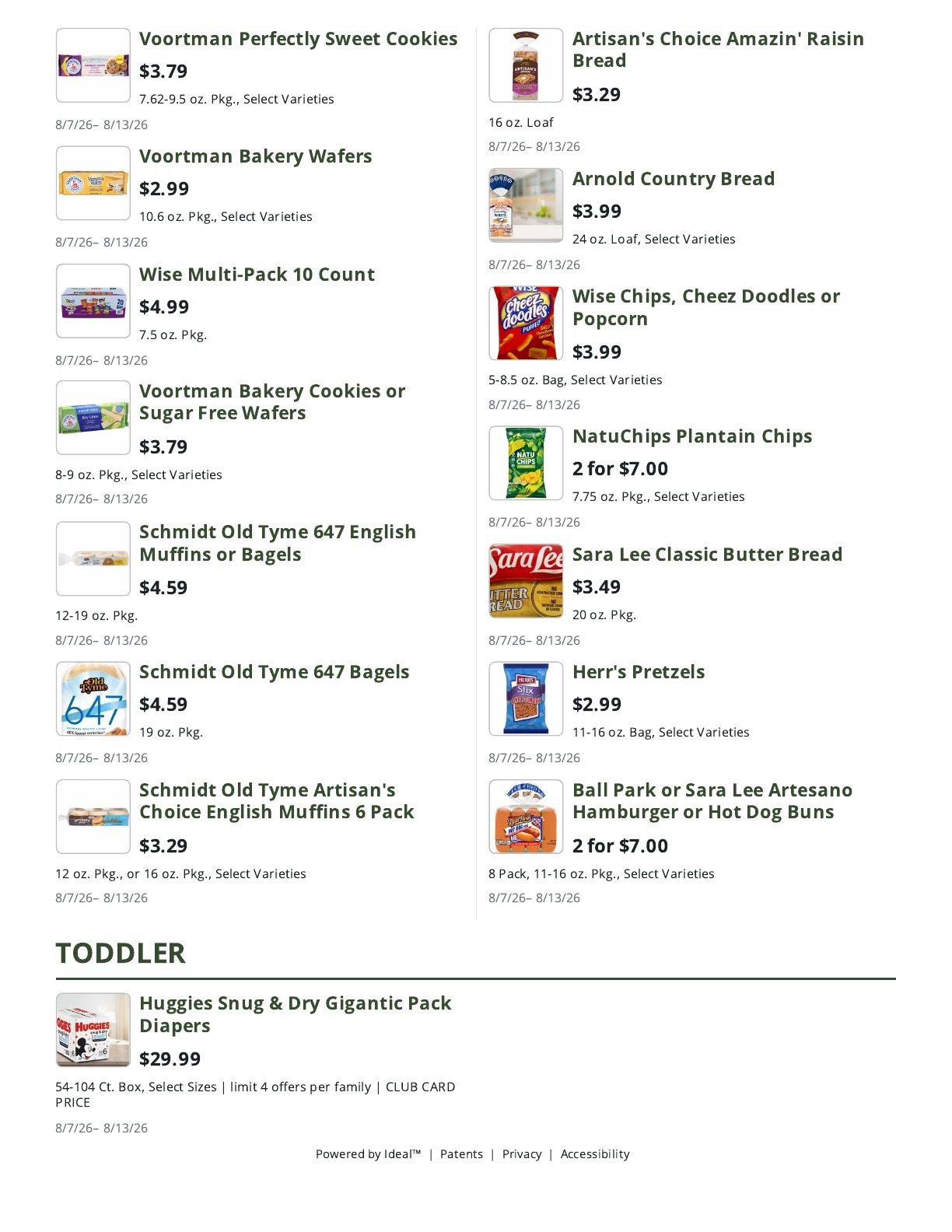 Olive Tree Marketplace Weekly Ad August 7 - 13, 2026
