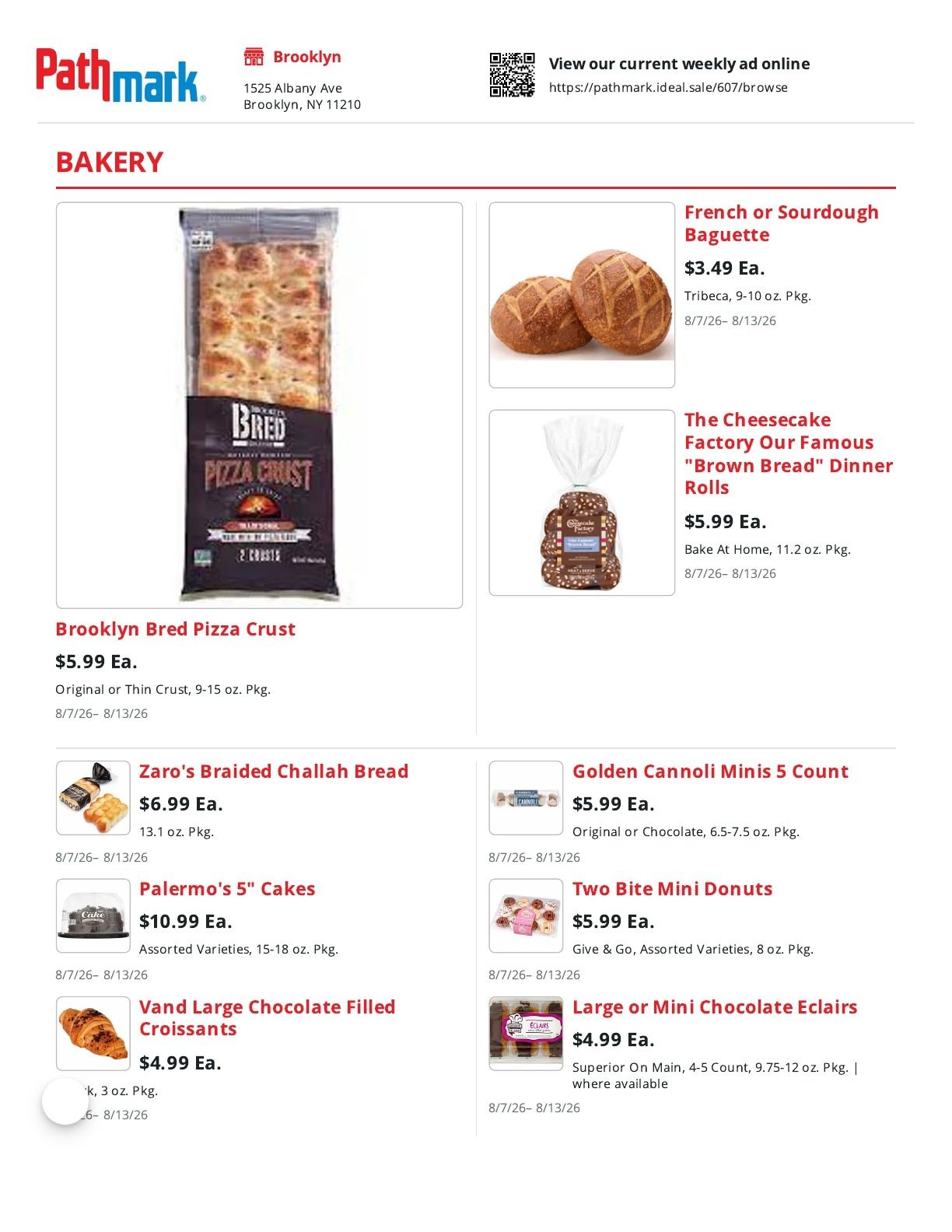 Pathmark Weekly Ad August 7 - 13, 2026