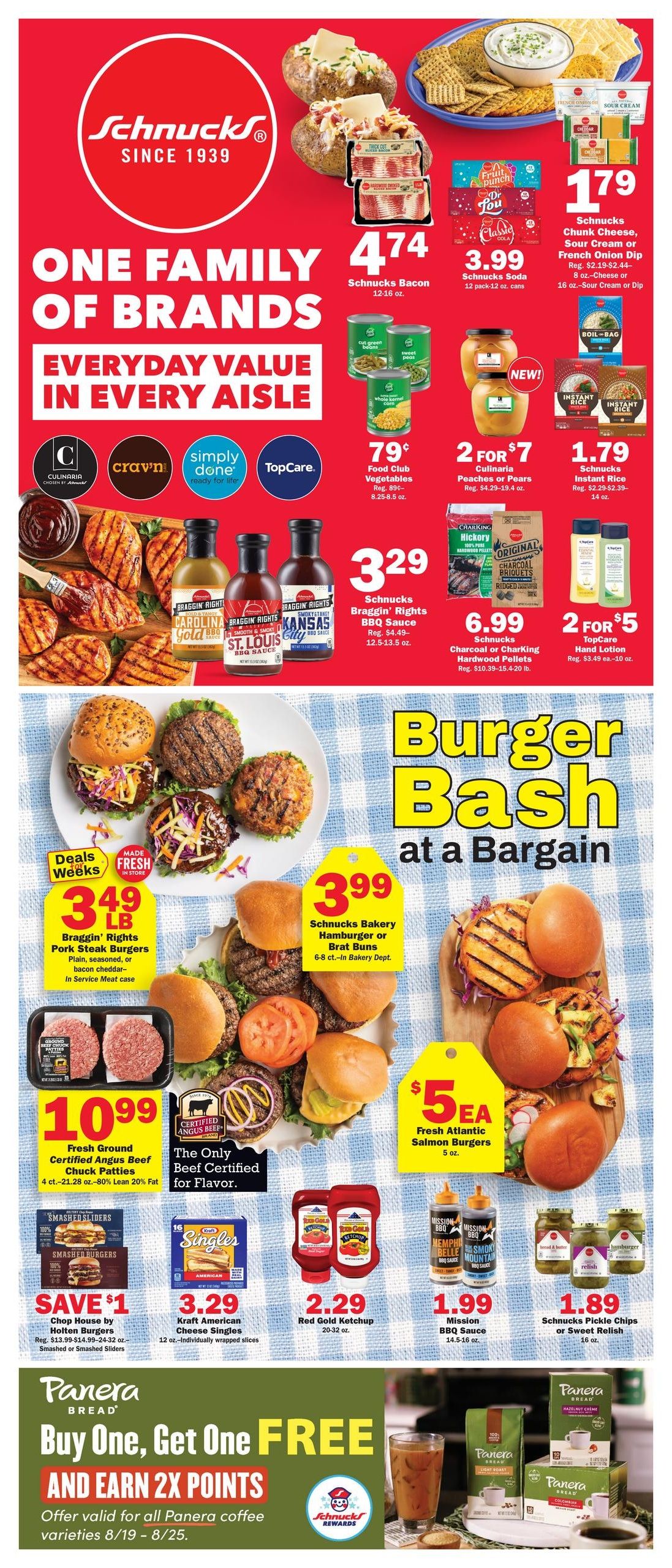 Schnucks (Centralia–Irvington Area, IL) Weekly Print Weekly Ad August 19 - 25, 2026