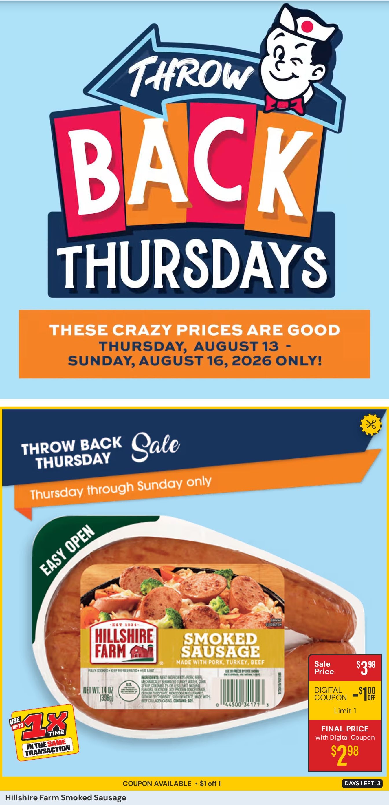 Emlenton IGA Weekly Ad August 9 - 15, 2026