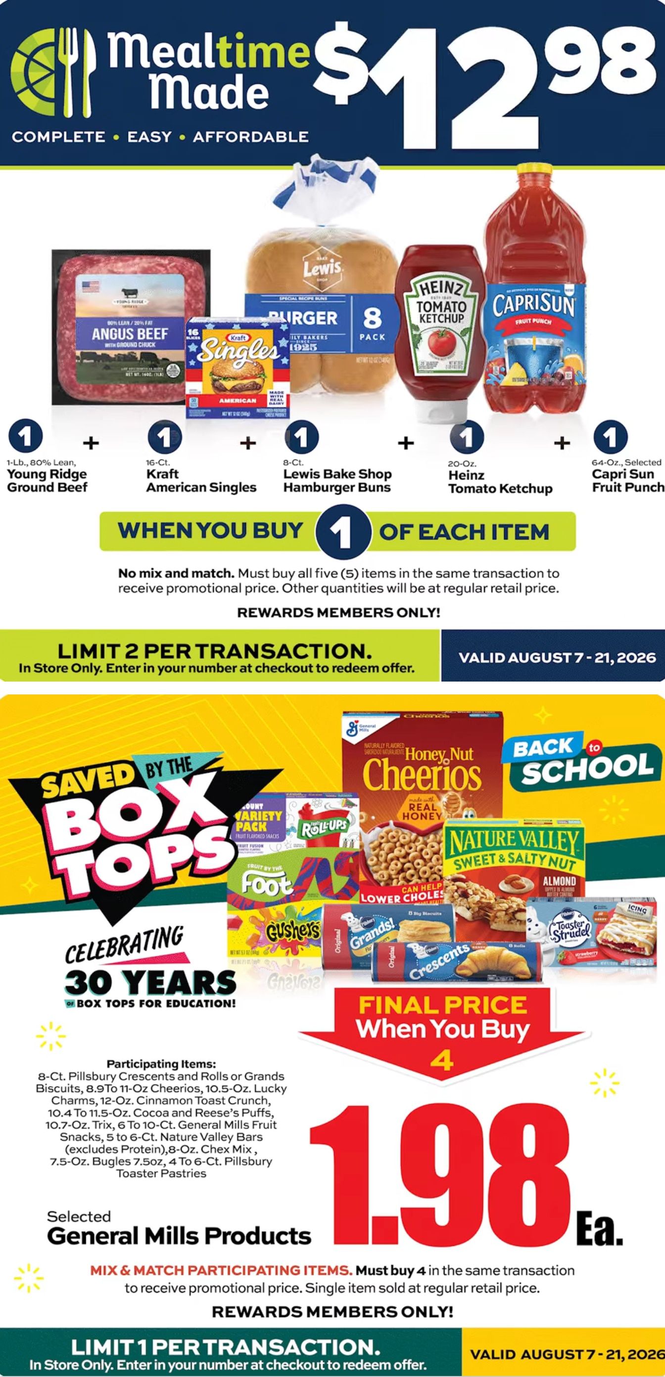 Emlenton IGA Weekly Ad August 9 - 15, 2026