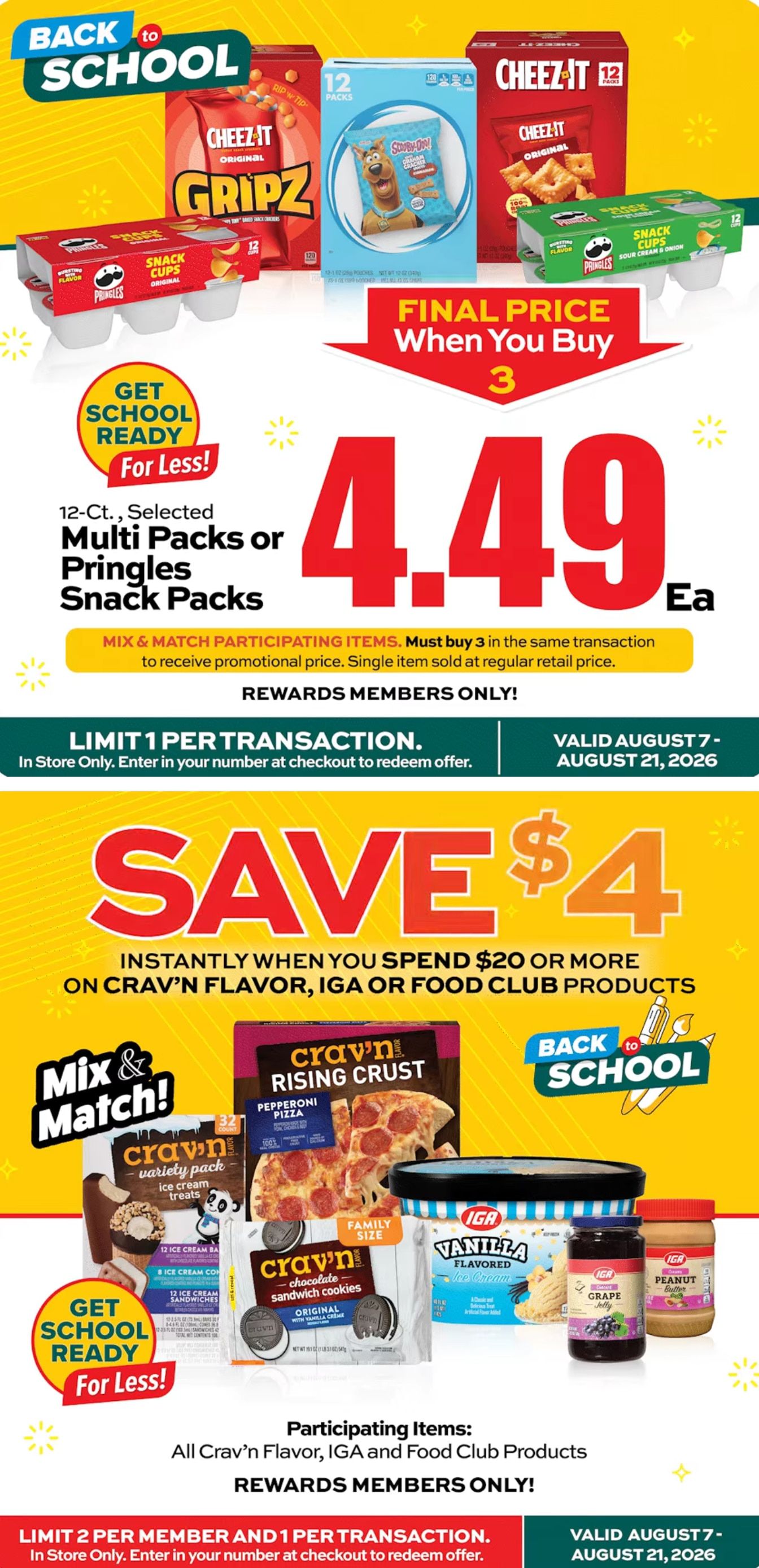 Emlenton IGA Weekly Ad August 9 - 15, 2026