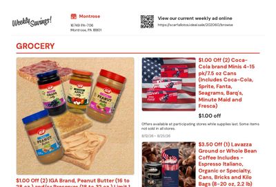Scarfalloto's Hometown Market Weekly Ad August 12 - 25, 2026
