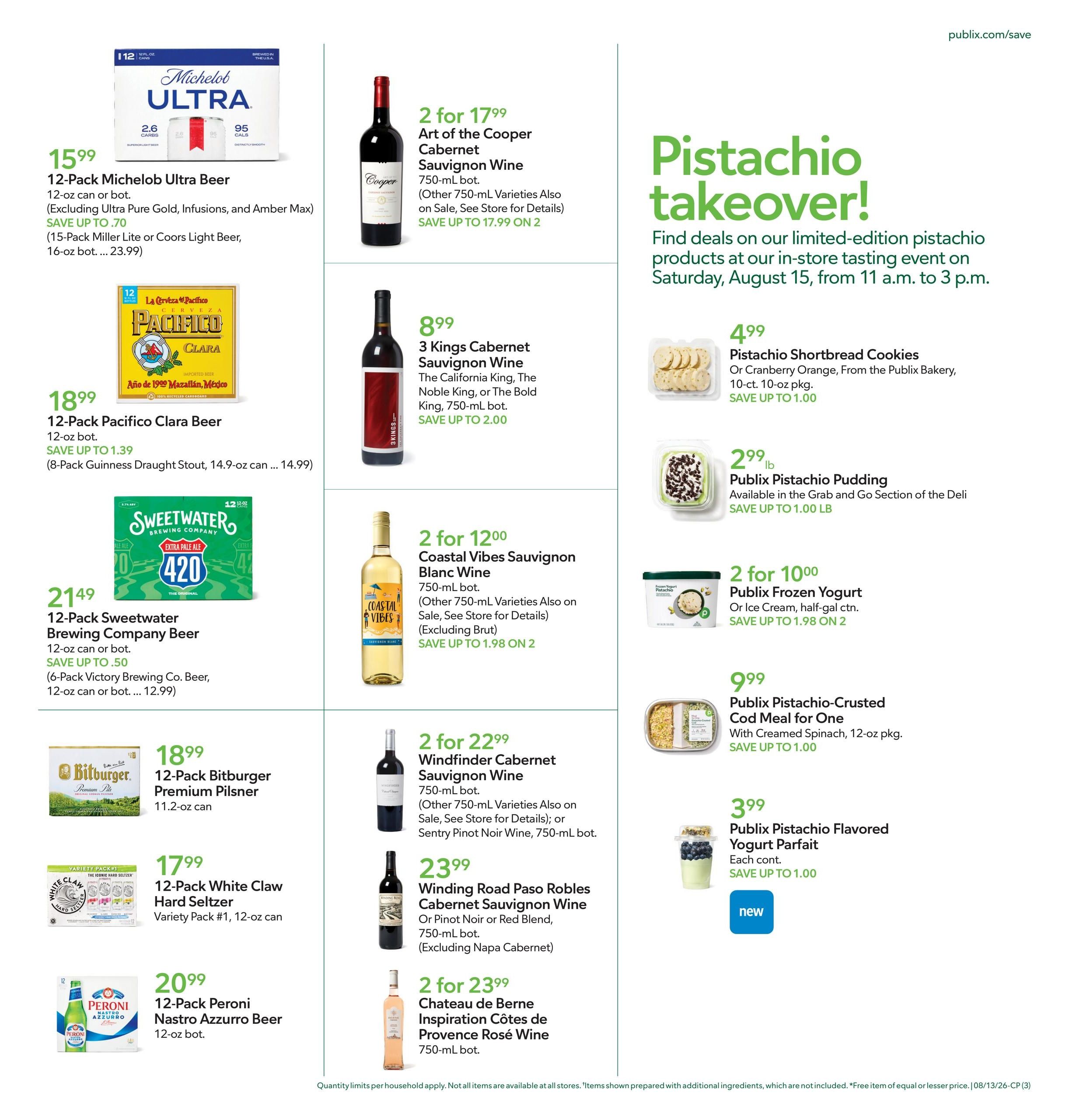 Publix (Chattanooga Area, TN) Weekly Ad August 12 - 18, 2026
