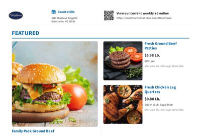 Casselman Market Weekly Ad August 12 - 18, 2026
