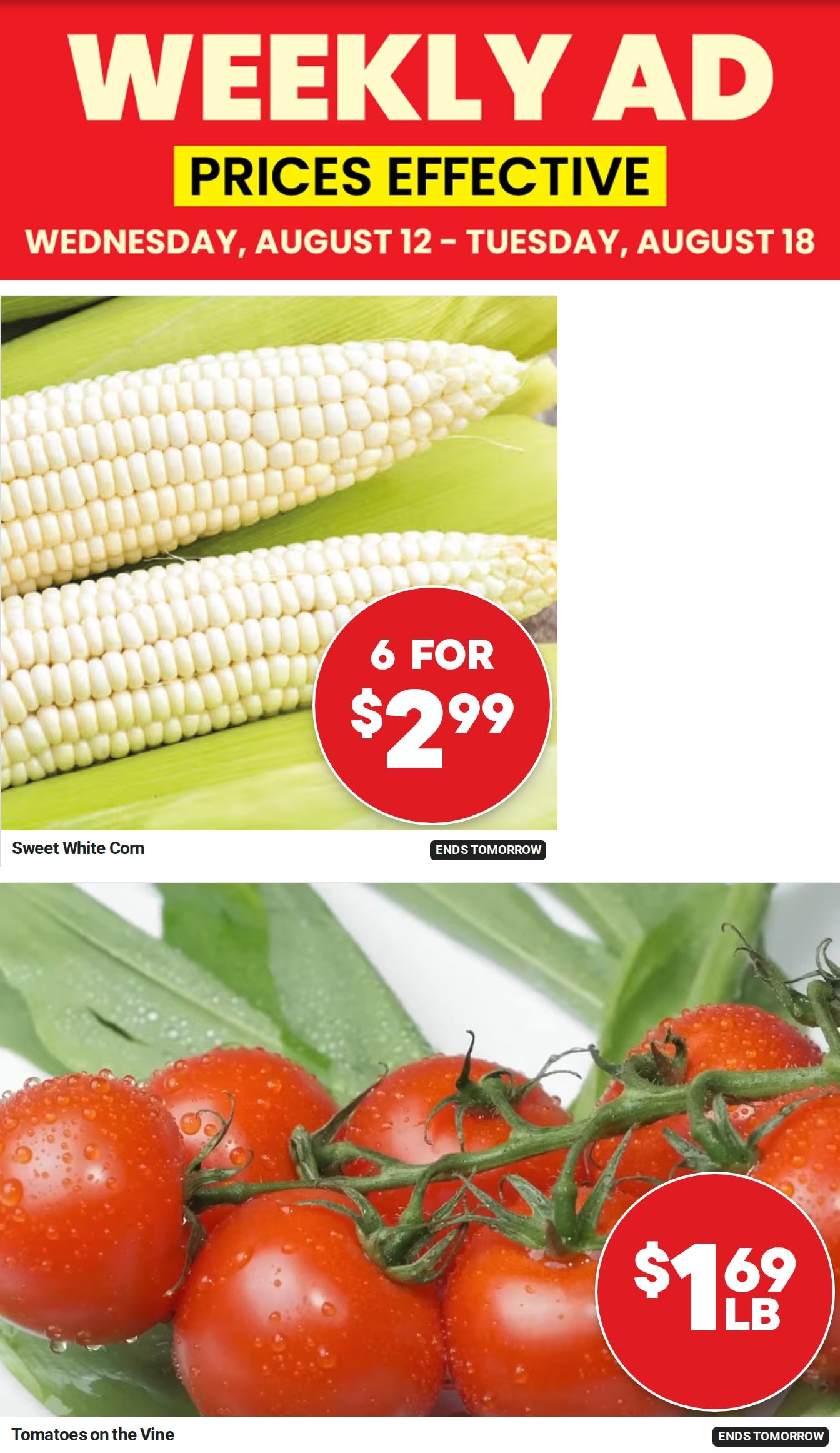 Harvest Fare (2905 Hamilton Ave, Baltimore, MD) Weekly Ad August 12 - 18, 2026