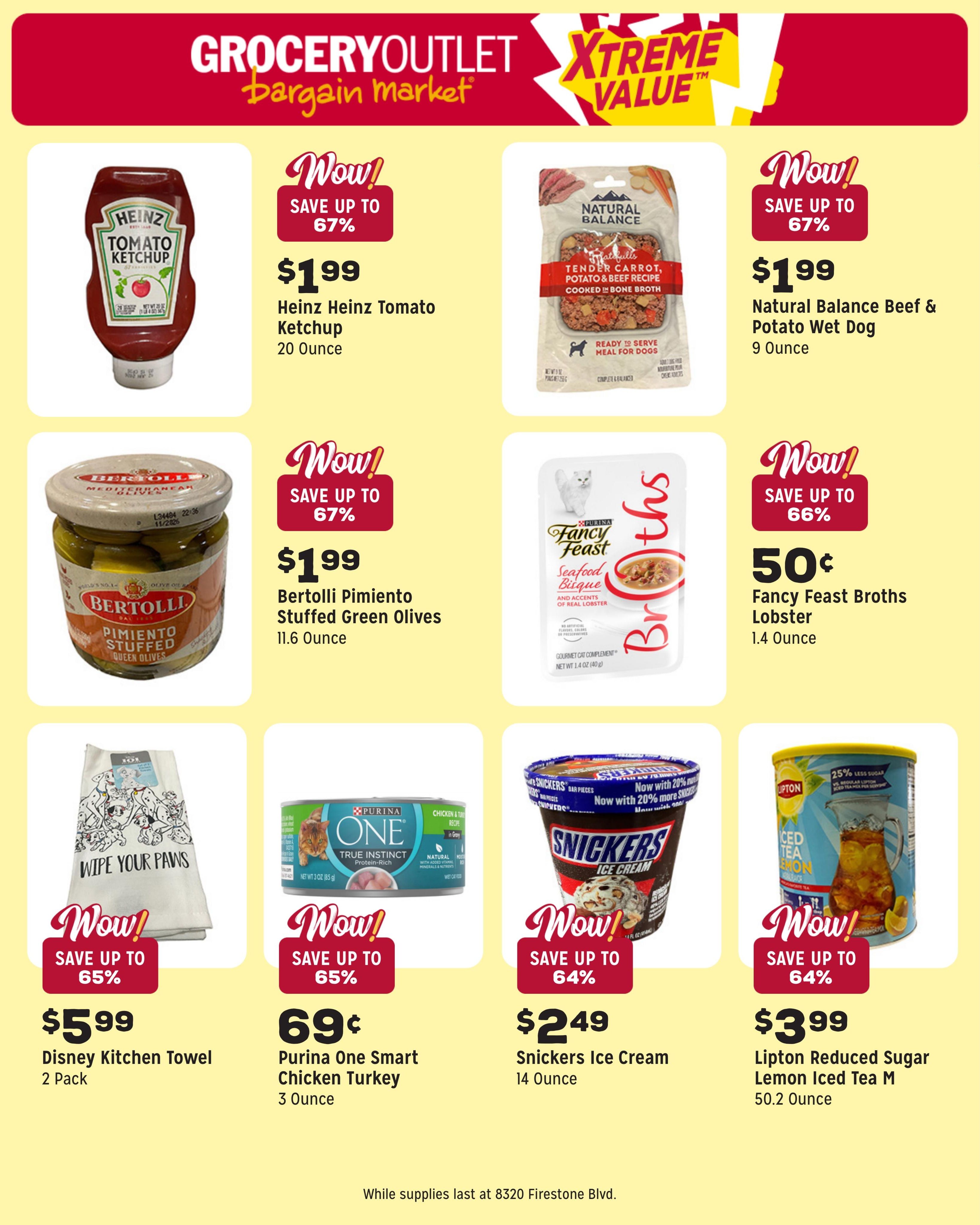 Grocery Outlet (Downey Area, CA) Weekly Ad August 12 - 18, 2026