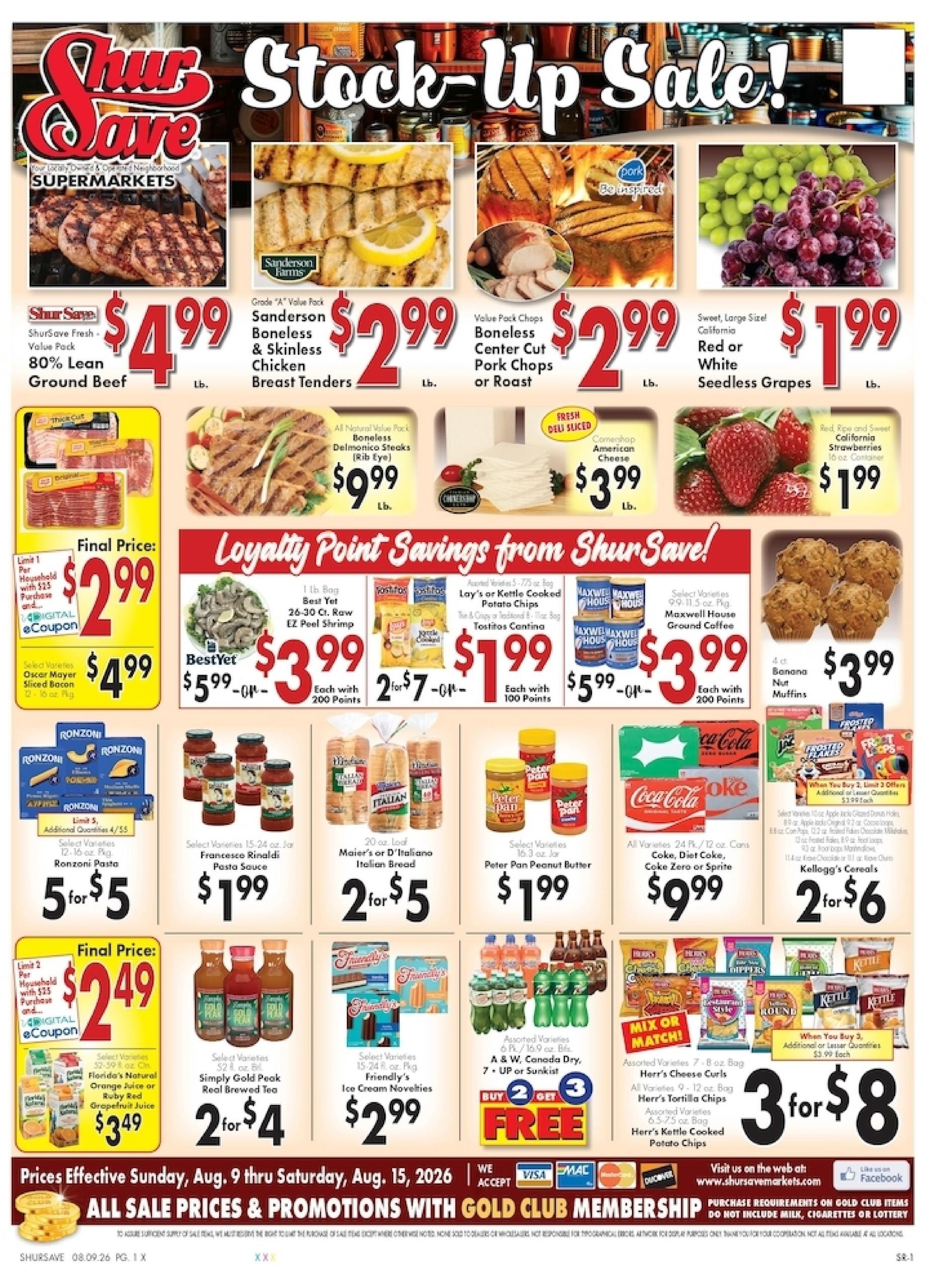 Schiel's Family Market Weekly Ad August 9 - 15, 2026