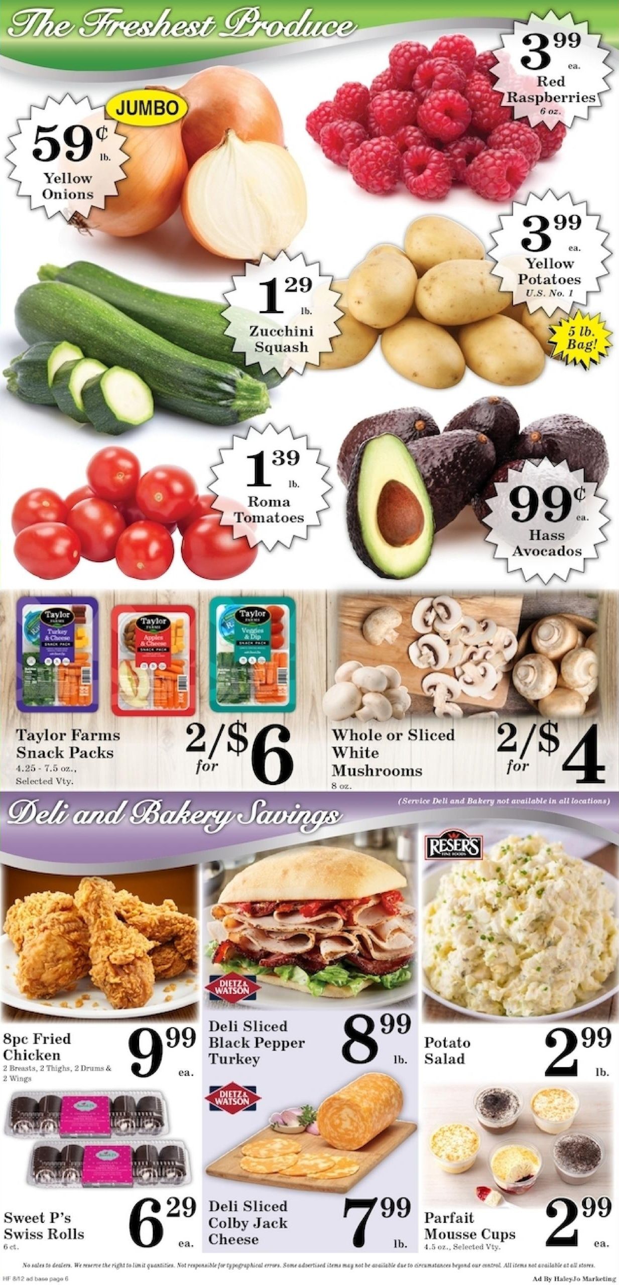 Harvest Foods (Coulee City Area, WA) Weekly Ad August 12 - 18, 2026