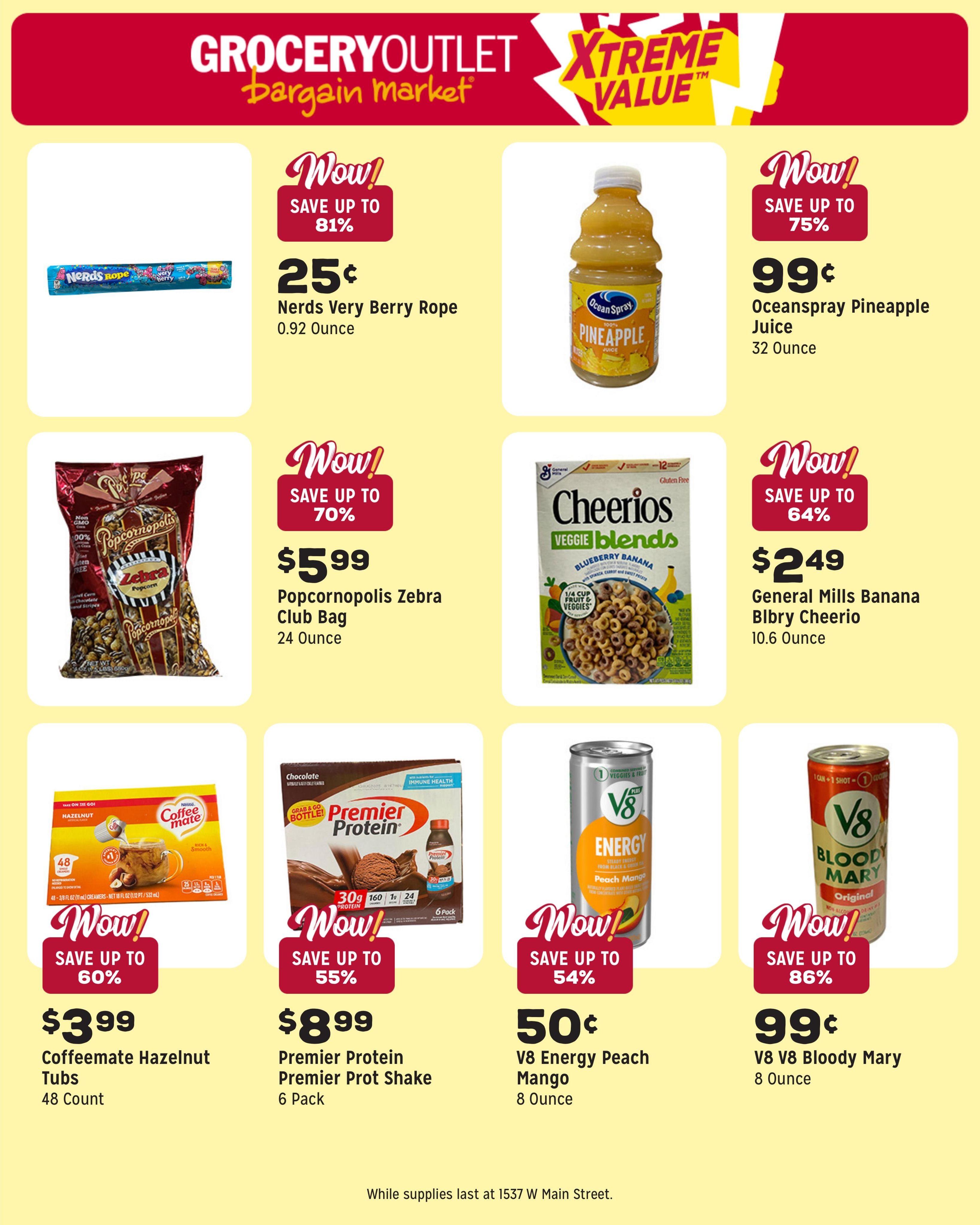 Grocery Outlet (Heber–Holtville Area, CA) Weekly Ad August 12 - 18, 2026