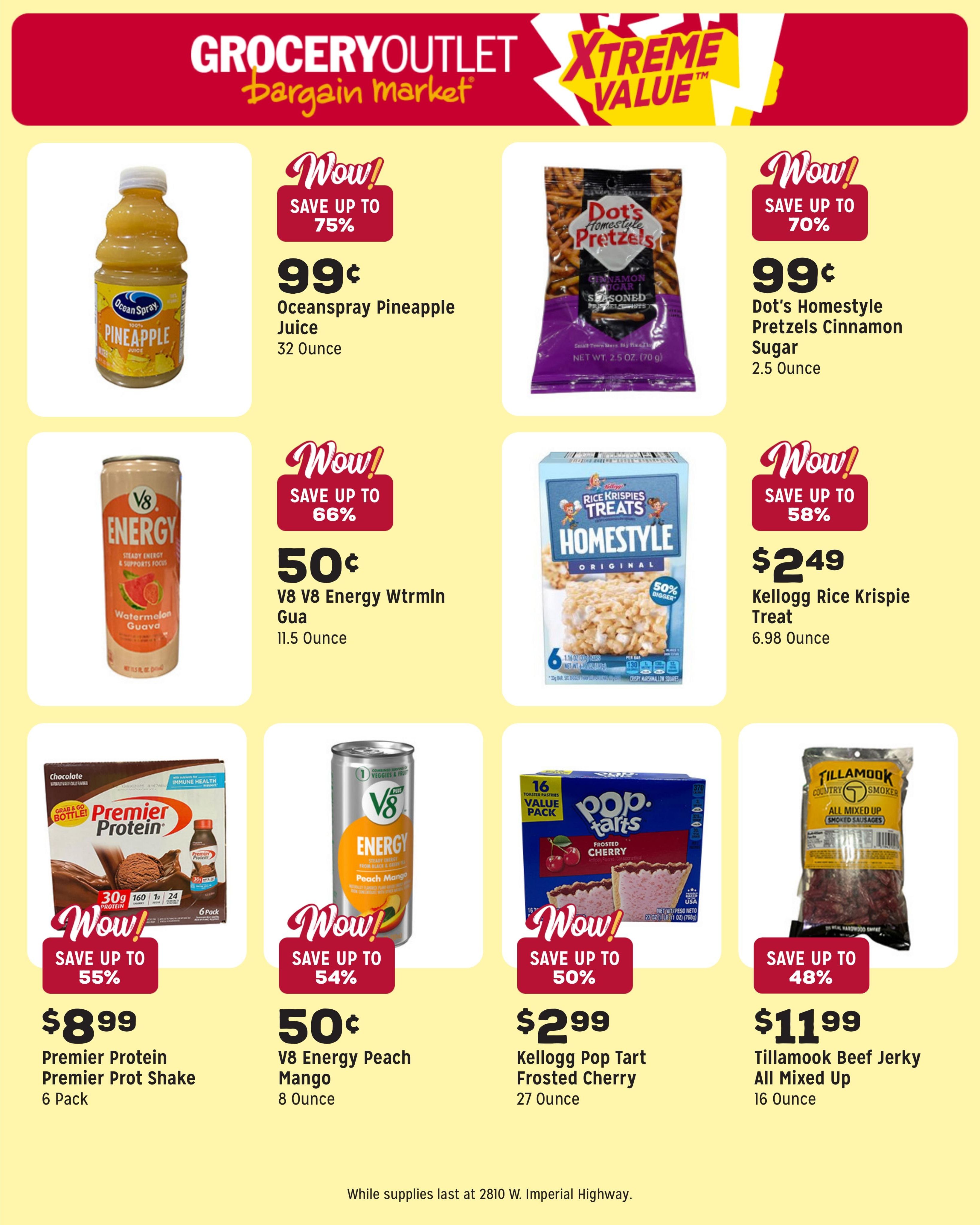 Grocery Outlet (Inglewood Area, CA) Weekly Ad August 12 - 18, 2026