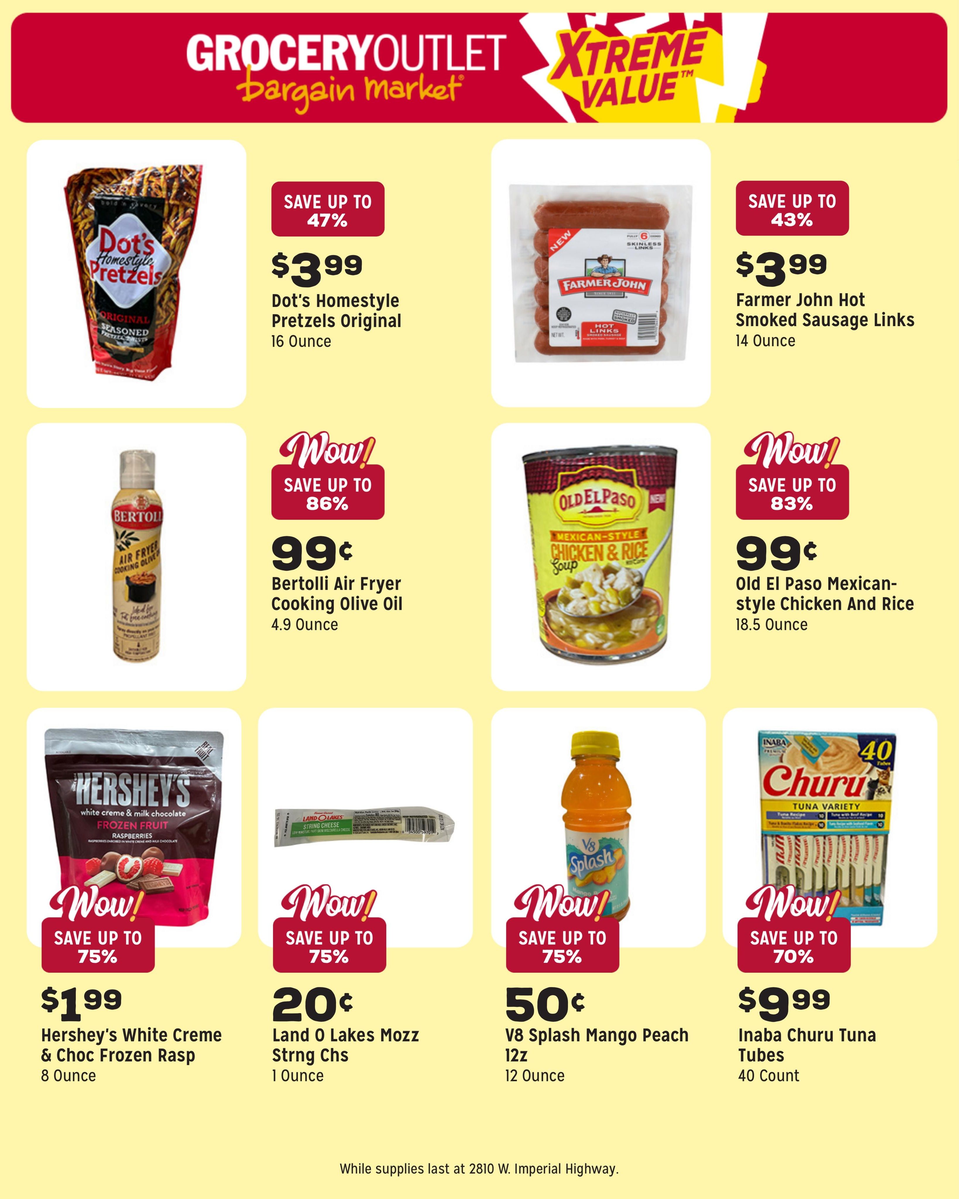 Grocery Outlet (Inglewood Area, CA) Weekly Ad August 12 - 18, 2026