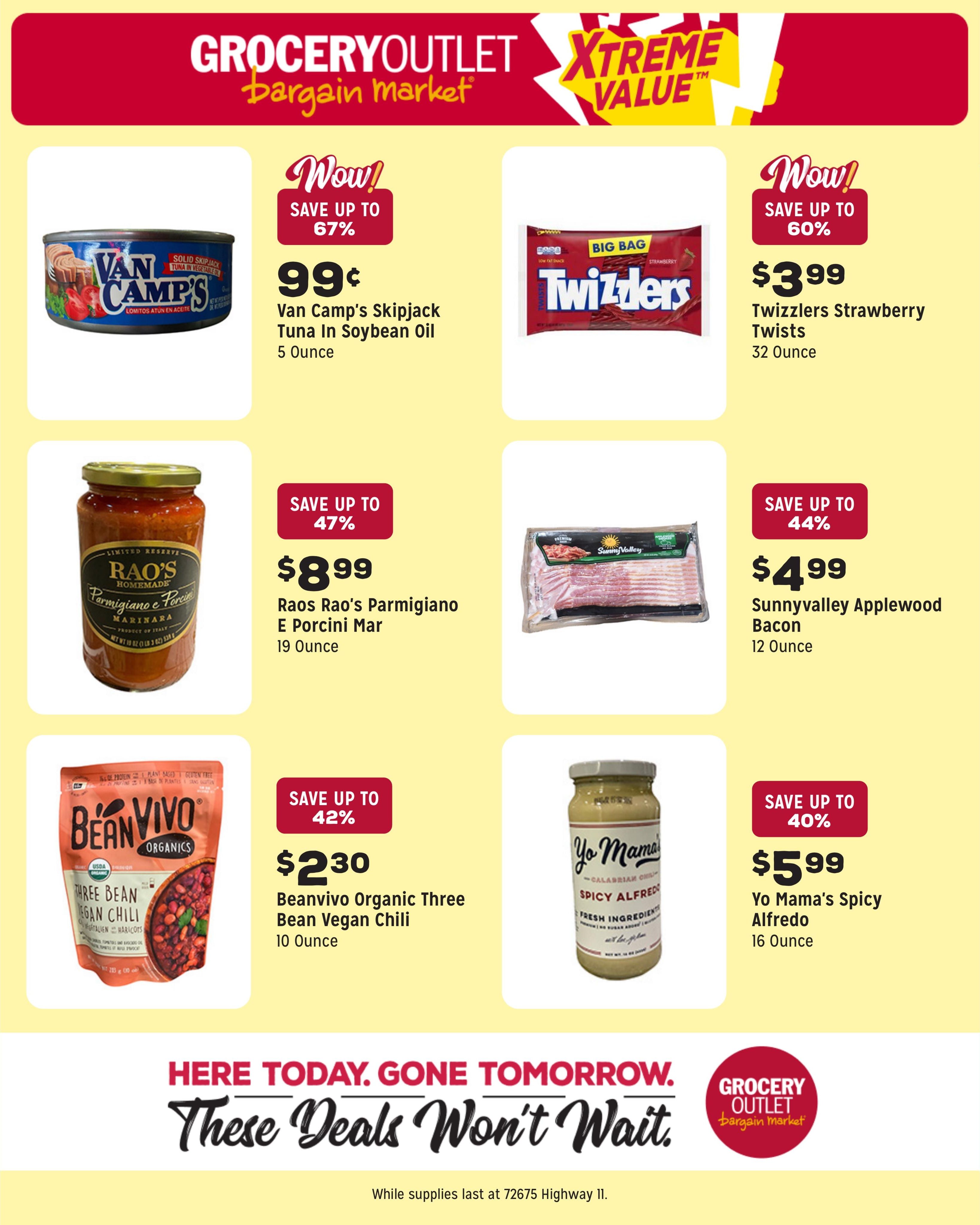 Grocery Outlet (Palm Desert Area, CA) Weekly Ad August 12 - 18, 2026