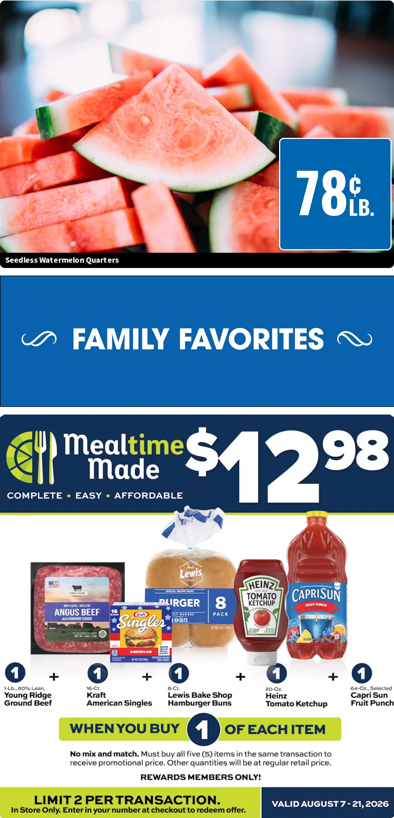 Wakefield Market Weekly Ad August 12 - 18, 2026