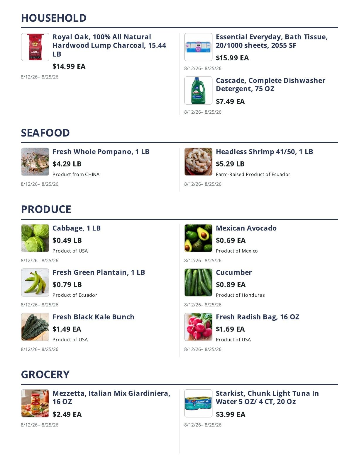 Todos Neighborhood Markets (16593 River Ridge Blvd, Woodbridge, VA) Weekly Ad August 12 - 25, 2026