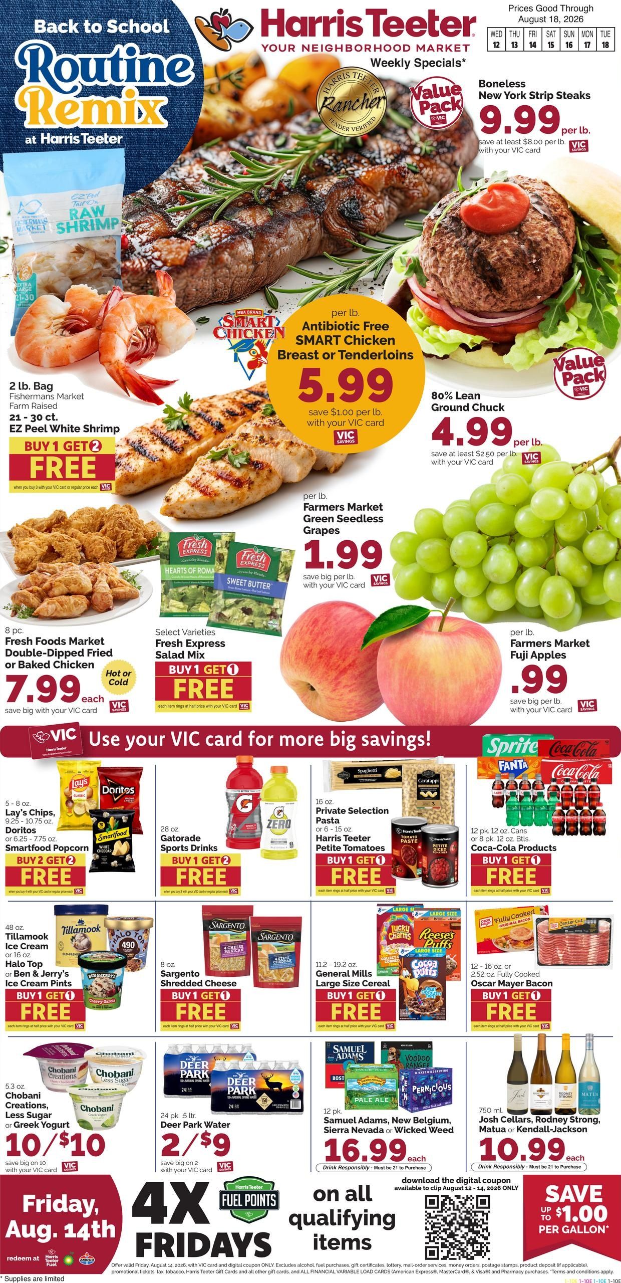 Harris Teeter (Rock Hill–Fort Mill Area, SC) Weekly Ad August 12 - 18, 2026