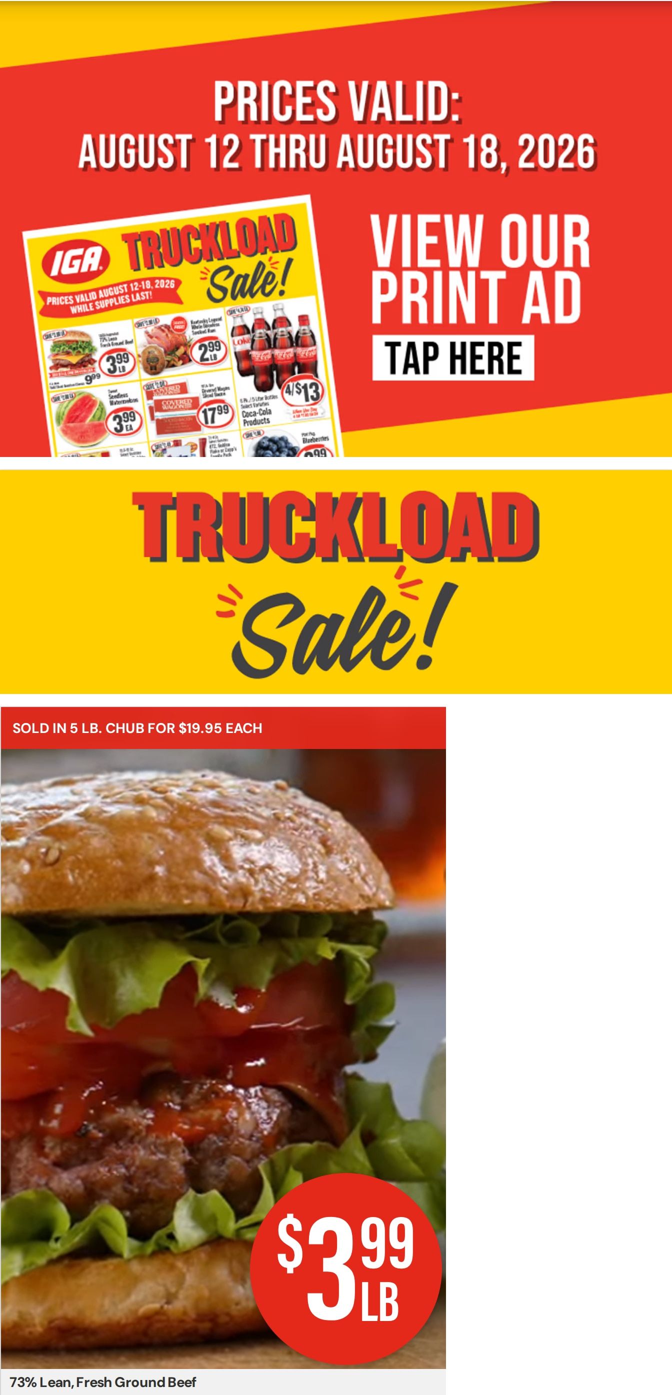 My IGA (Somerset, KY) Weekly Ad August 12 - 18, 2026