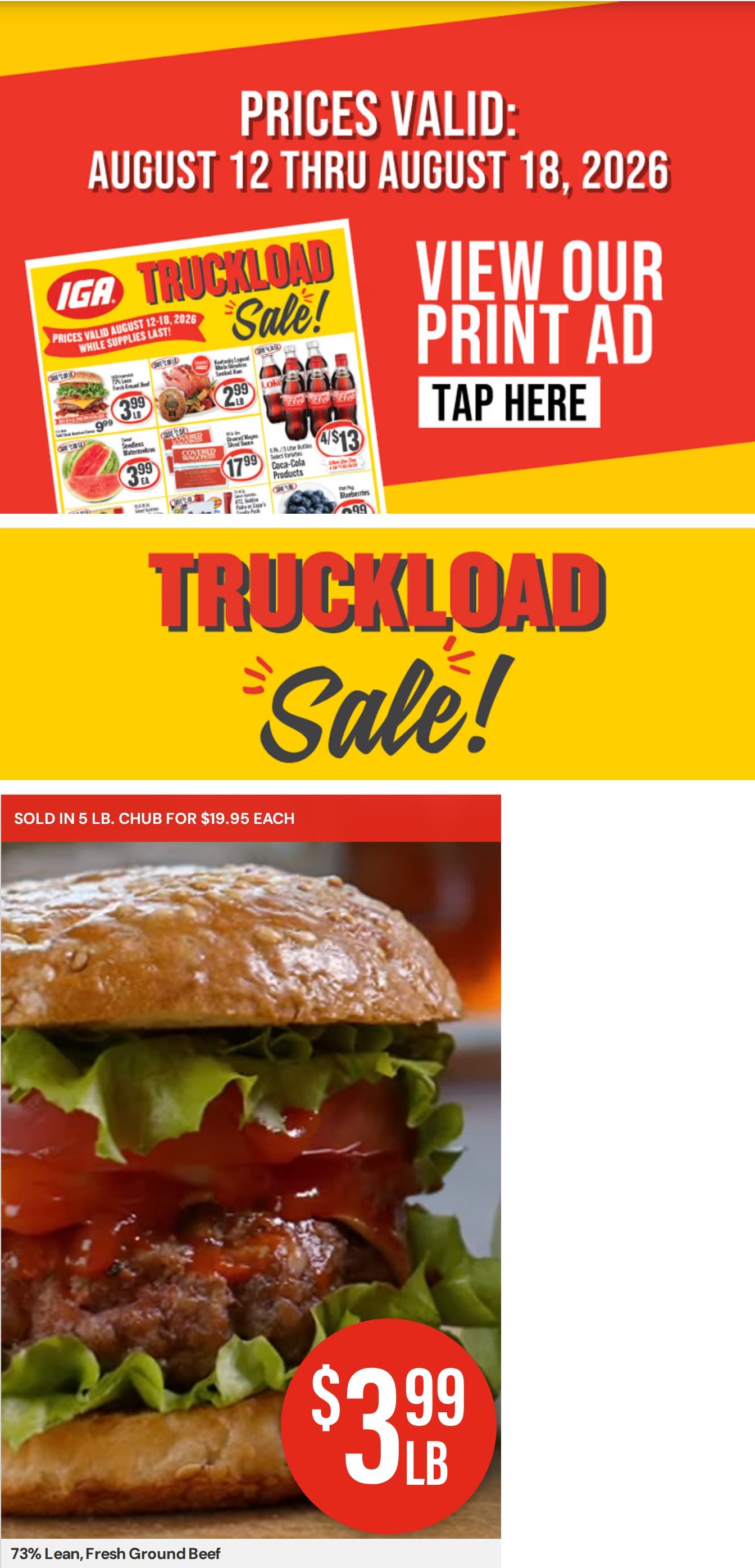My IGA (Upton, KY) Weekly Ad August 12 - 18, 2026