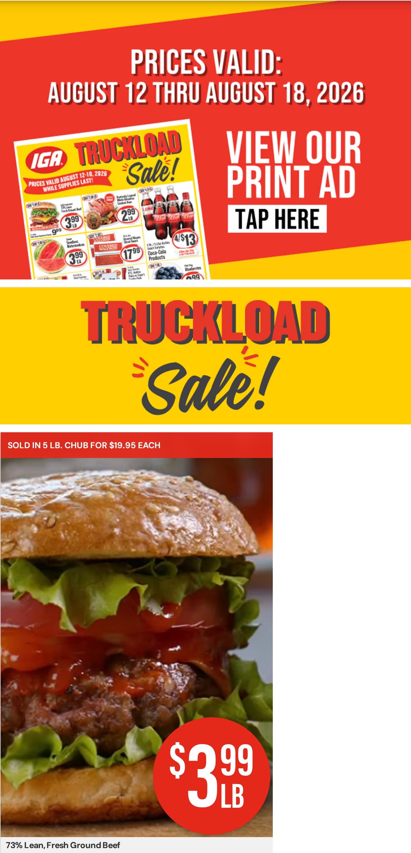 My IGA (Wise, VA) Weekly Ad August 12 - 18, 2026