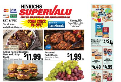 Hinrichs SuperValu Weekly Ad August 17 - 23, 2026