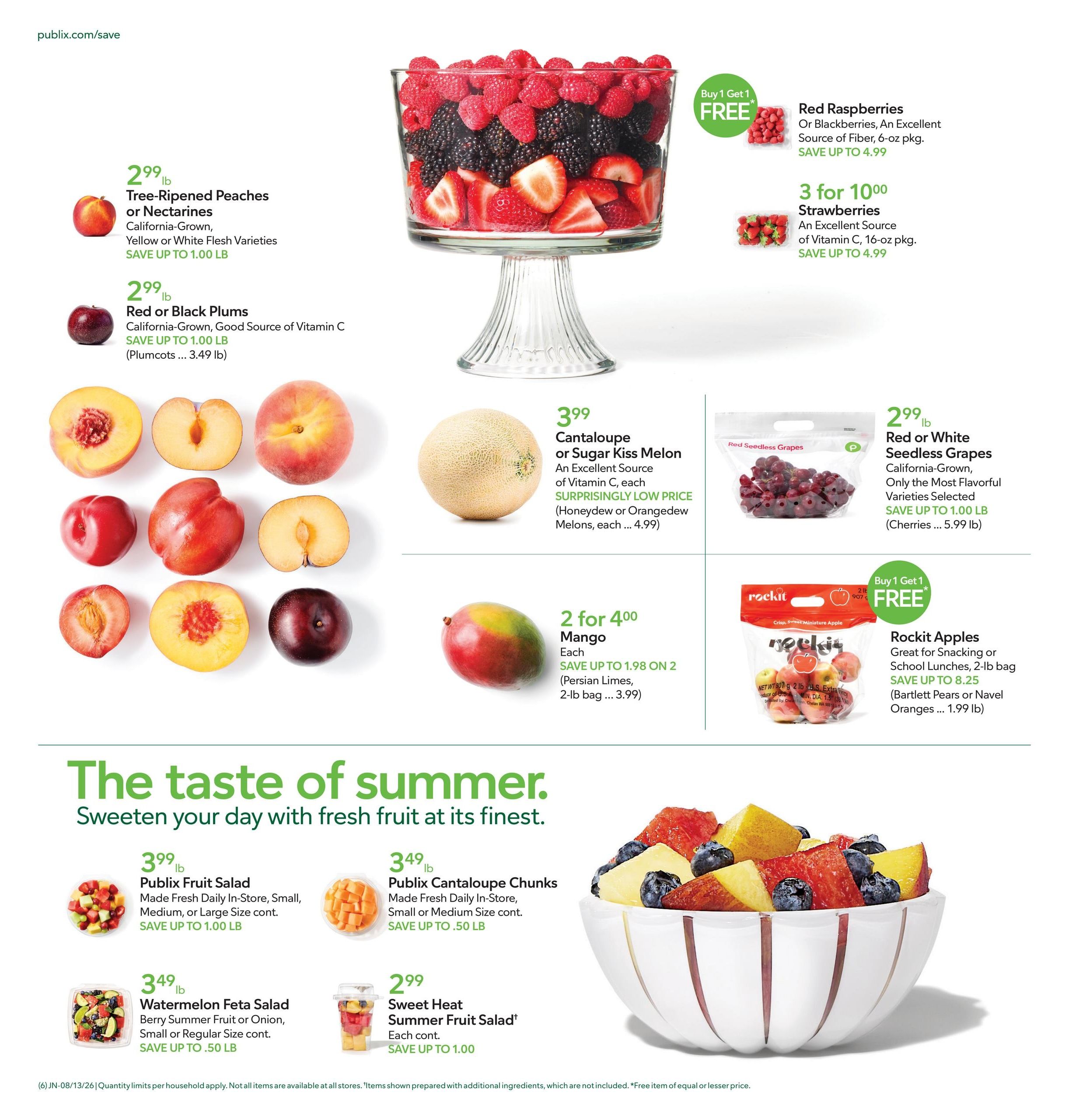 Publix (Mobile–Robertsdale Area, AL) Weekly Ad August 12 - 18, 2026