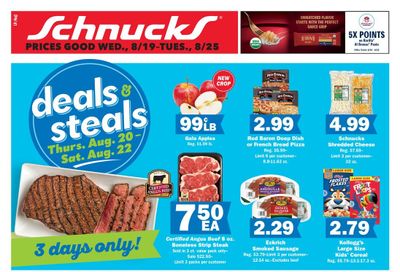 Schnucks (Loves Park–Rockford Area, IL–WI) Weekly Print Weekly Ad August 19 - 25, 2026