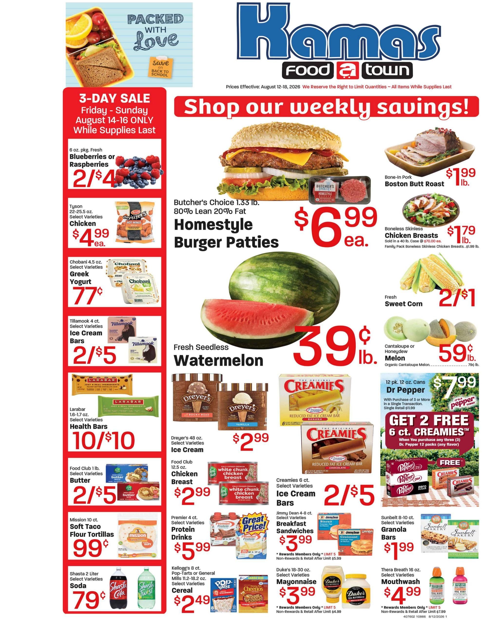 Kamas Foodtown Weekly Ad August 12 - 18, 2026