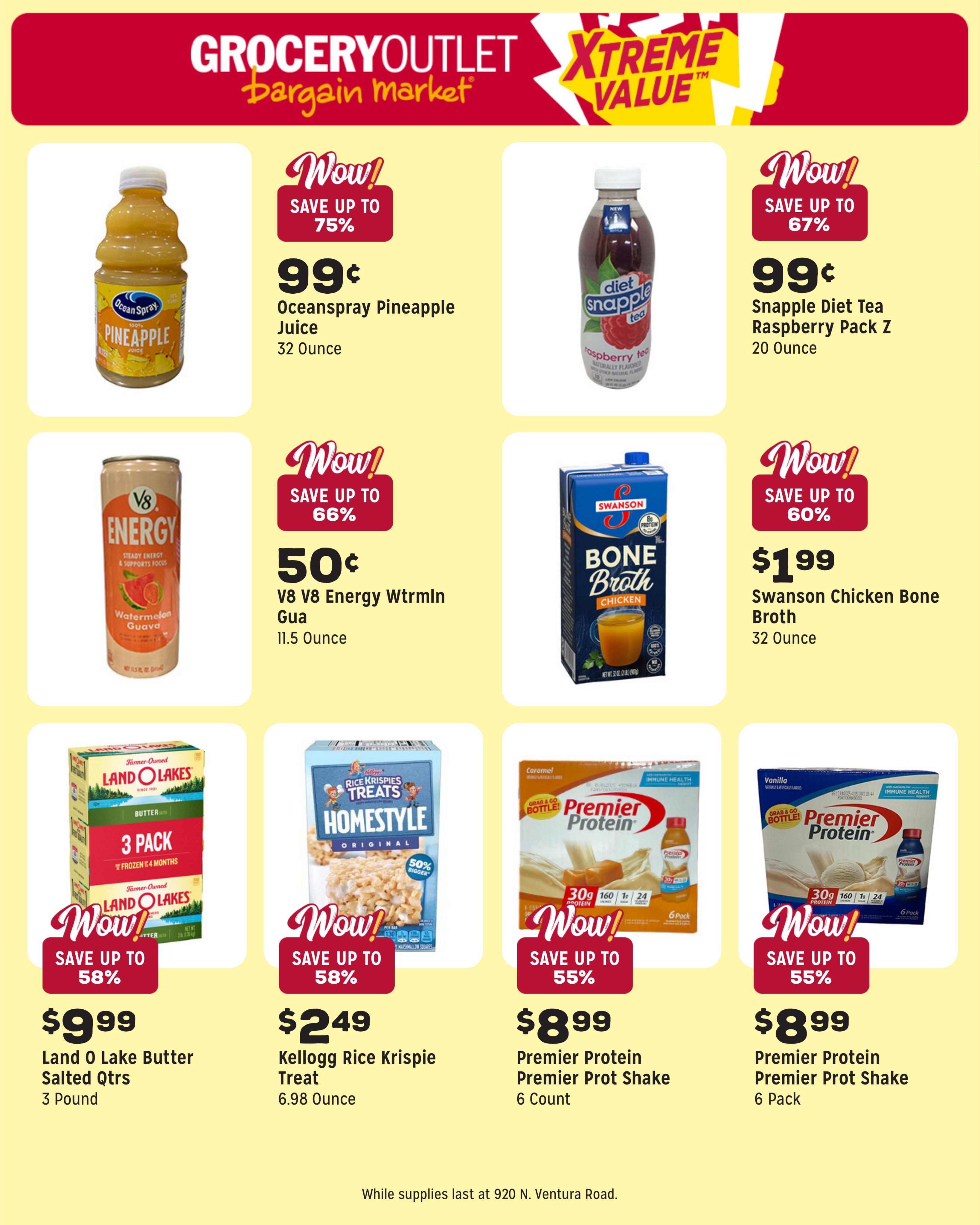 Grocery Outlet (Oxnard Area, CA) Weekly Ad August 12 - 18, 2026