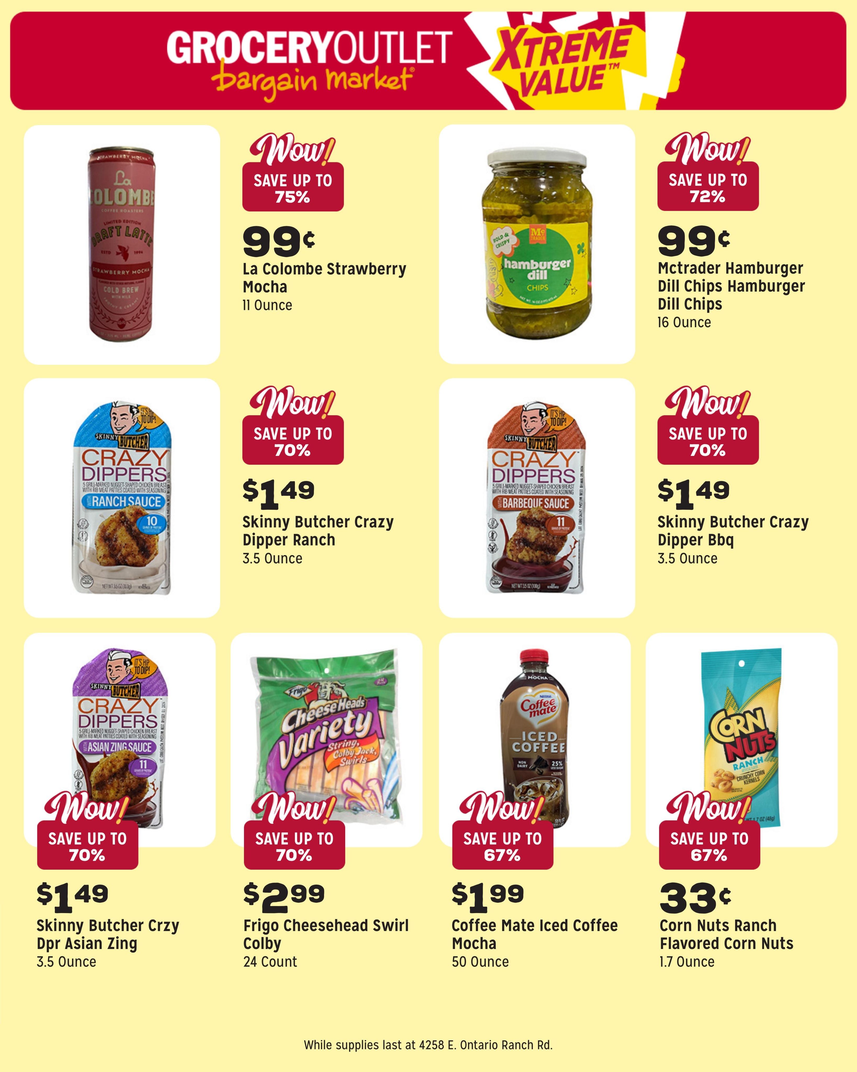 Grocery Outlet (Ontario Area, CA) Weekly Ad August 12 - 18, 2026