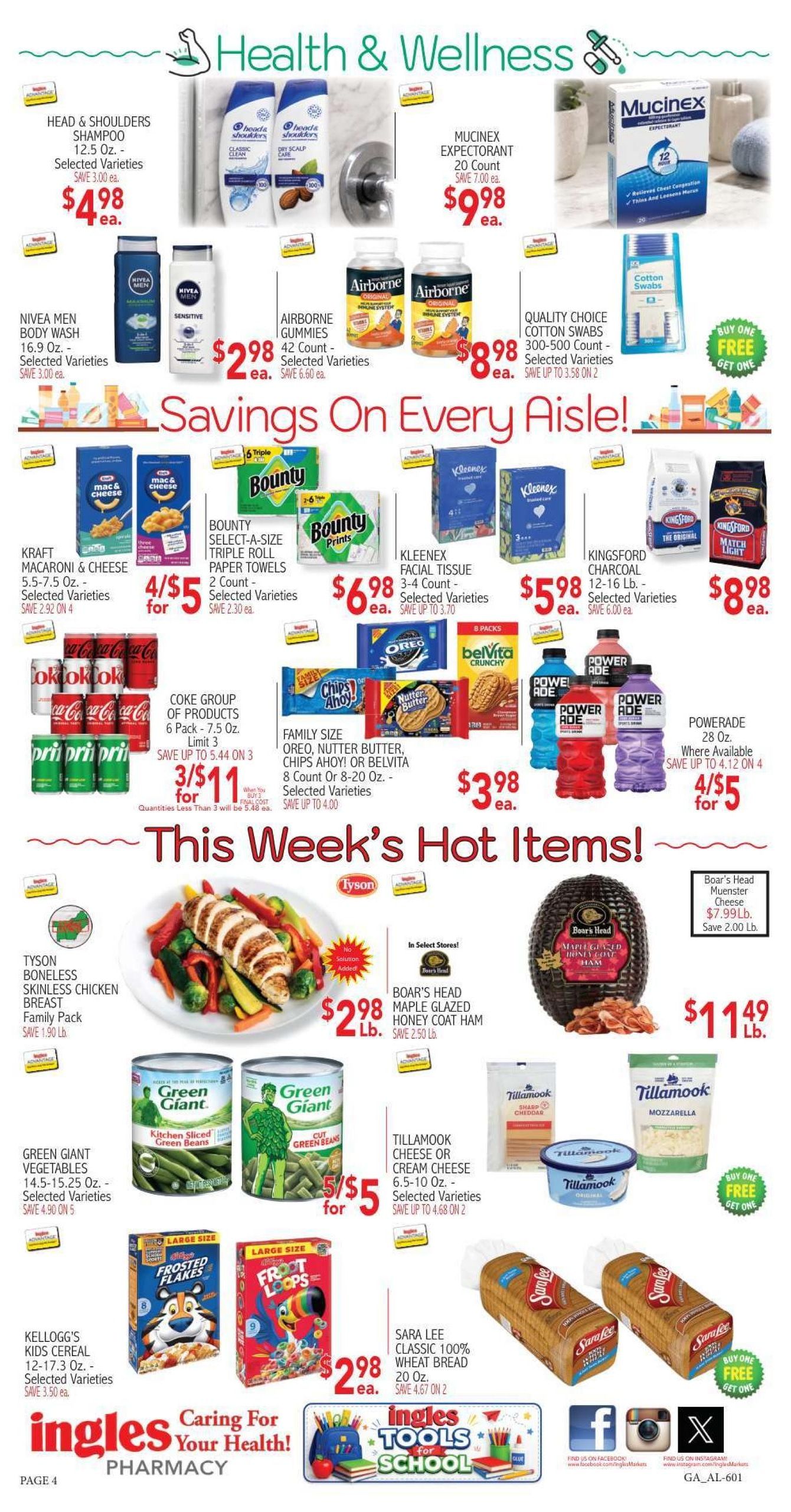 Ingles Markets (Centre Area, AL) Weekly Ad August 12 - 18, 2026