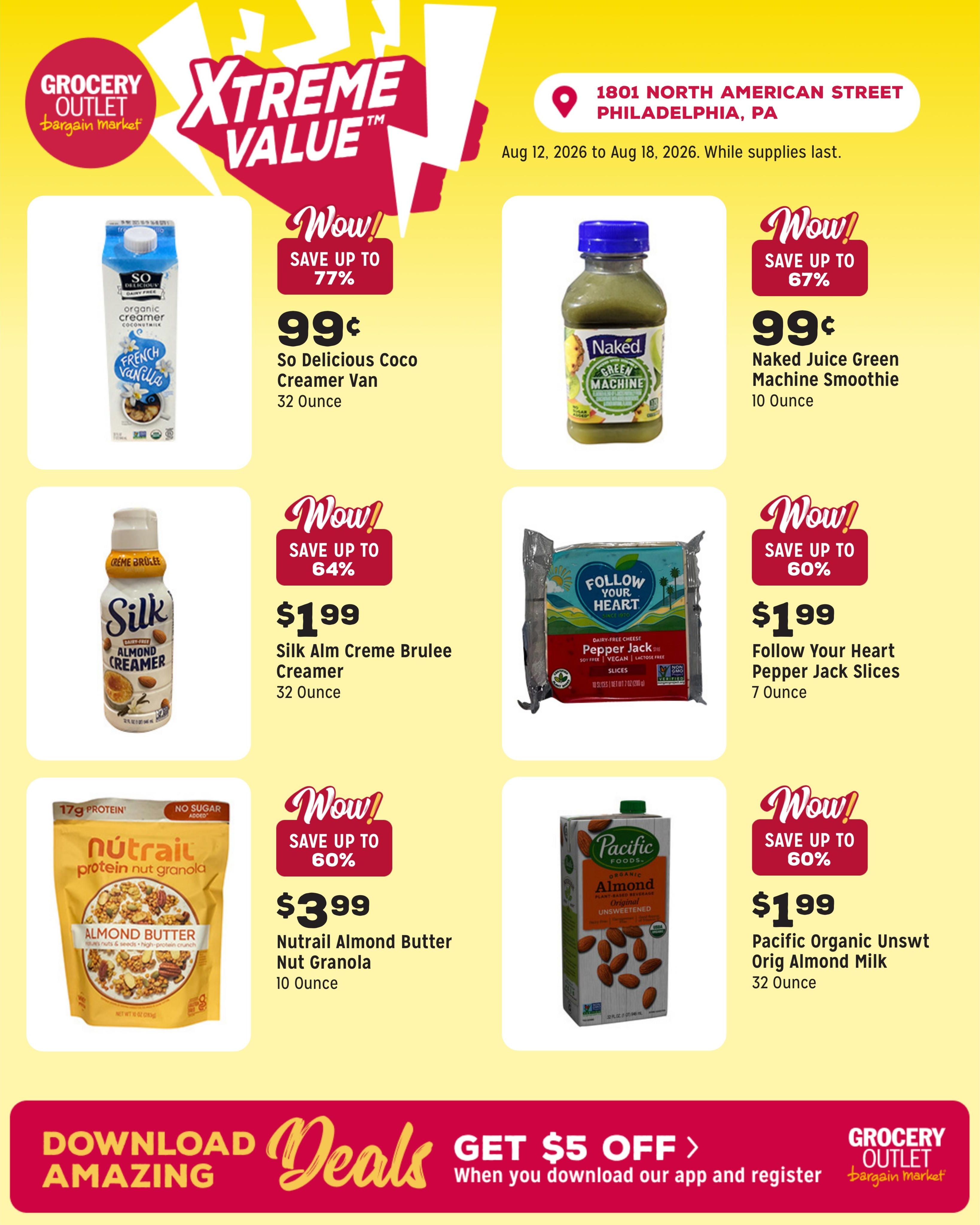 Grocery Outlet (Pennsauken Area, NJ) Weekly Ad August 12 - 18, 2026