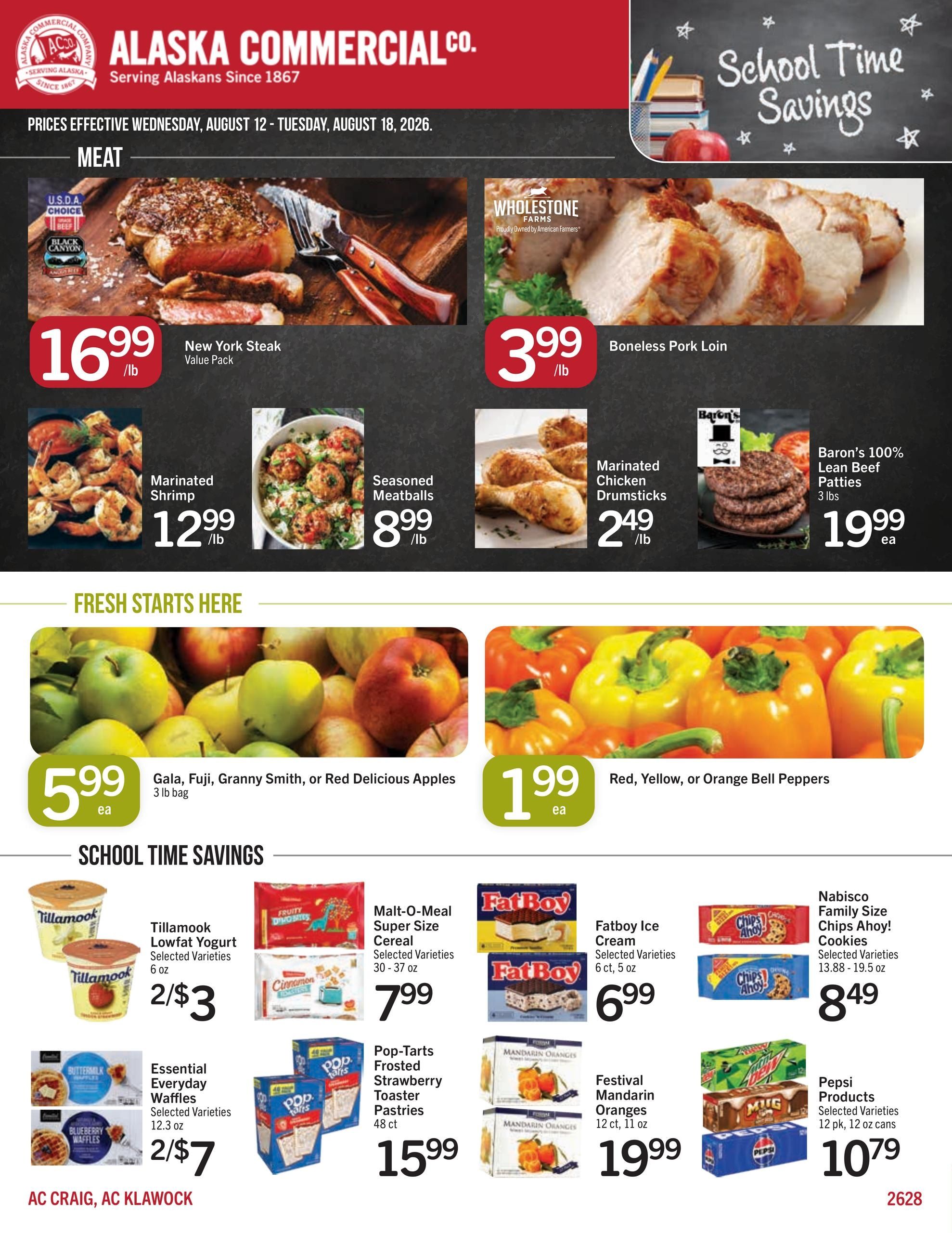 Alaska Commercial (Ketchikan–Klawock Area, AK) Weekly Ad August 12 - 18, 2026