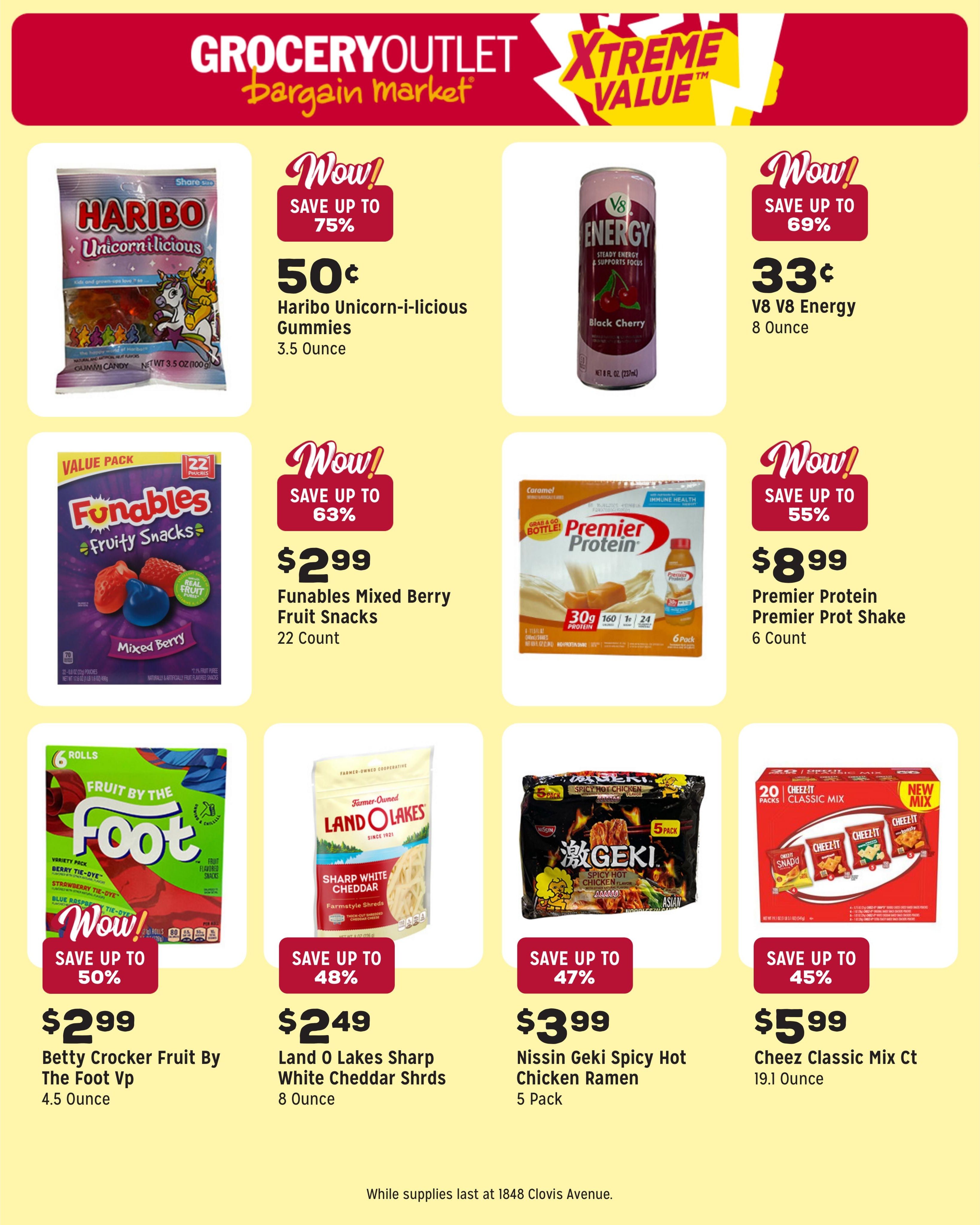 Grocery Outlet (Clovis Area, CA) Weekly Ad August 12 - 18, 2026