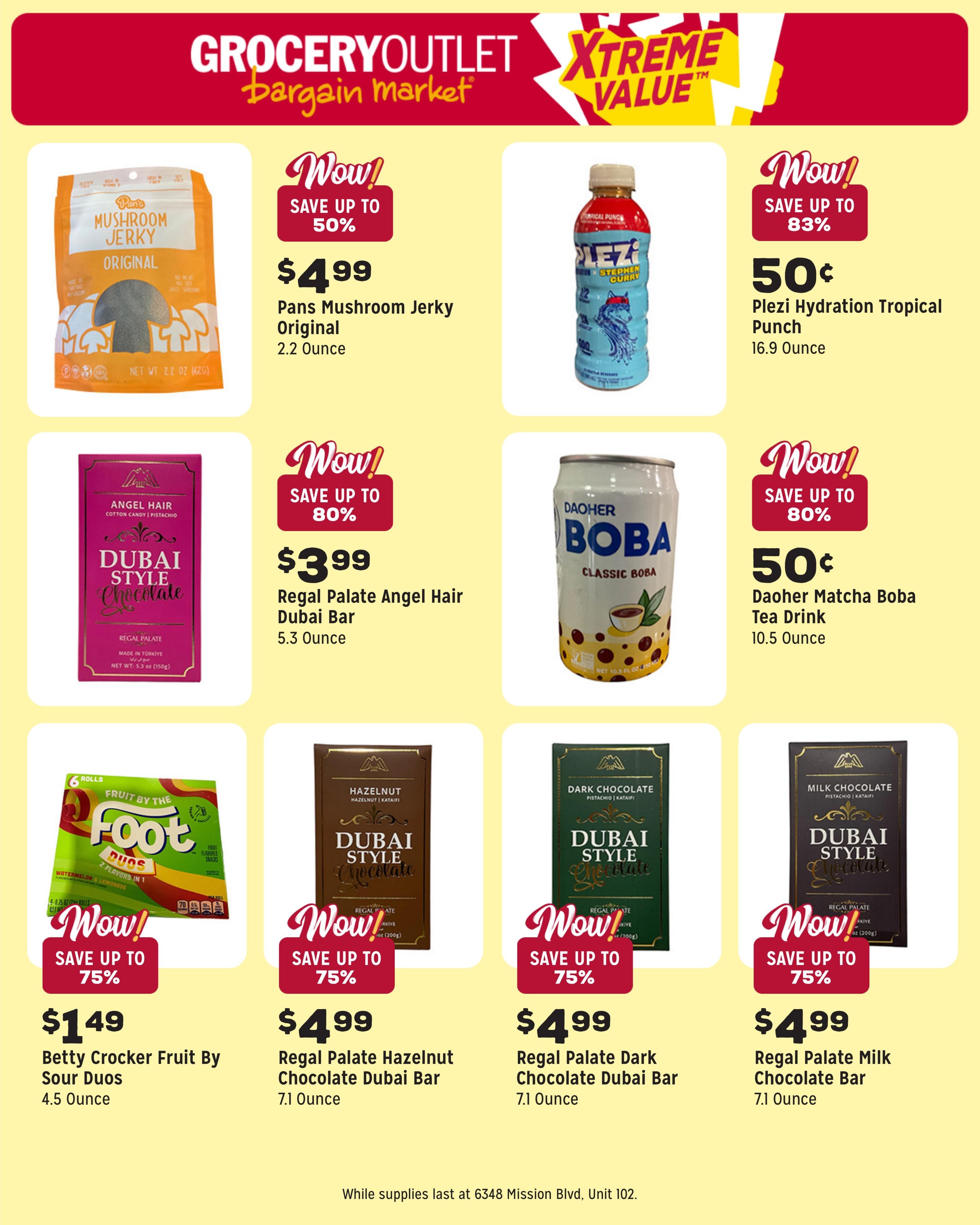 Grocery Outlet (Jurupa Valley Area, CA) Weekly Ad August 12 - 18, 2026