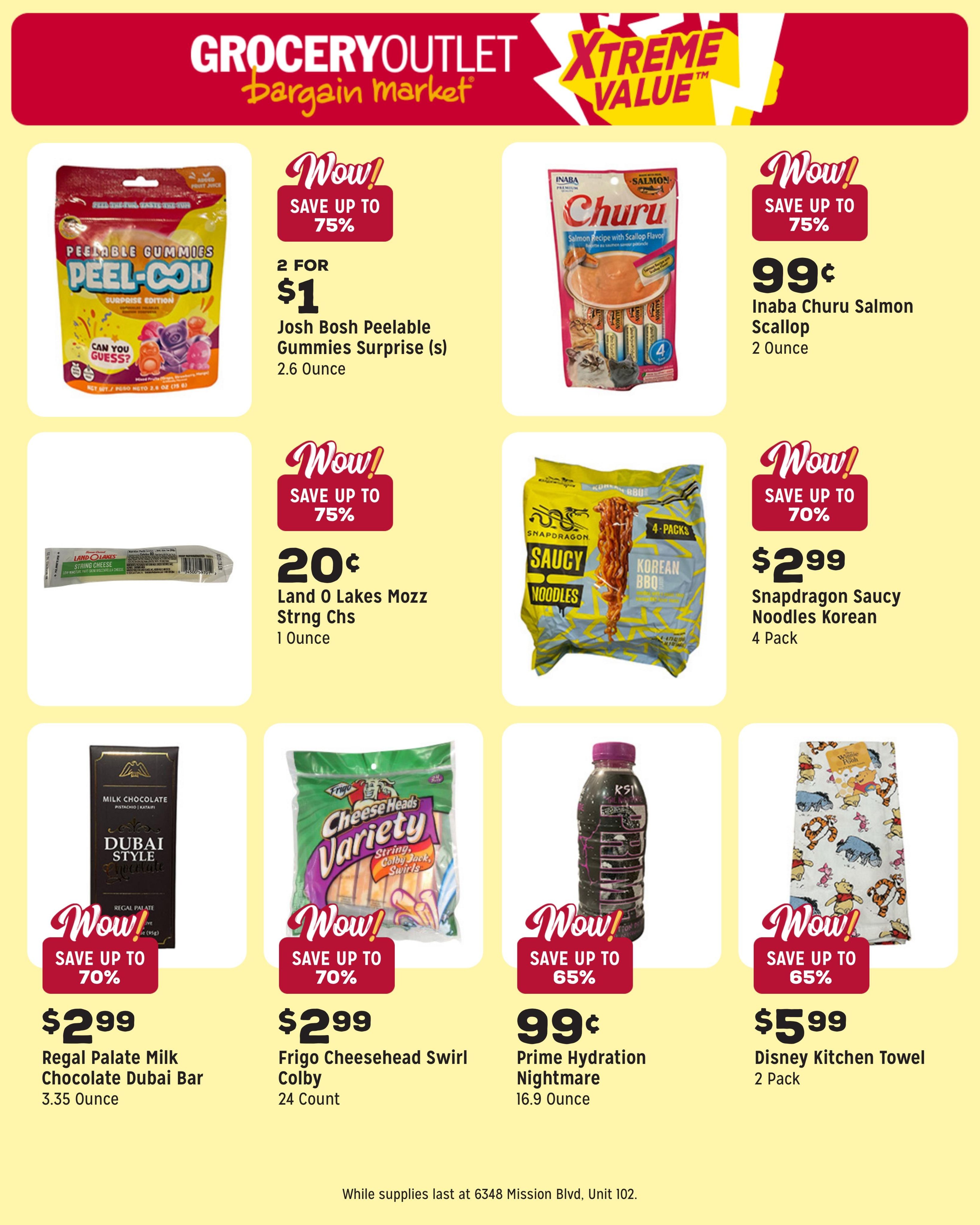 Grocery Outlet (Jurupa Valley Area, CA) Weekly Ad August 12 - 18, 2026
