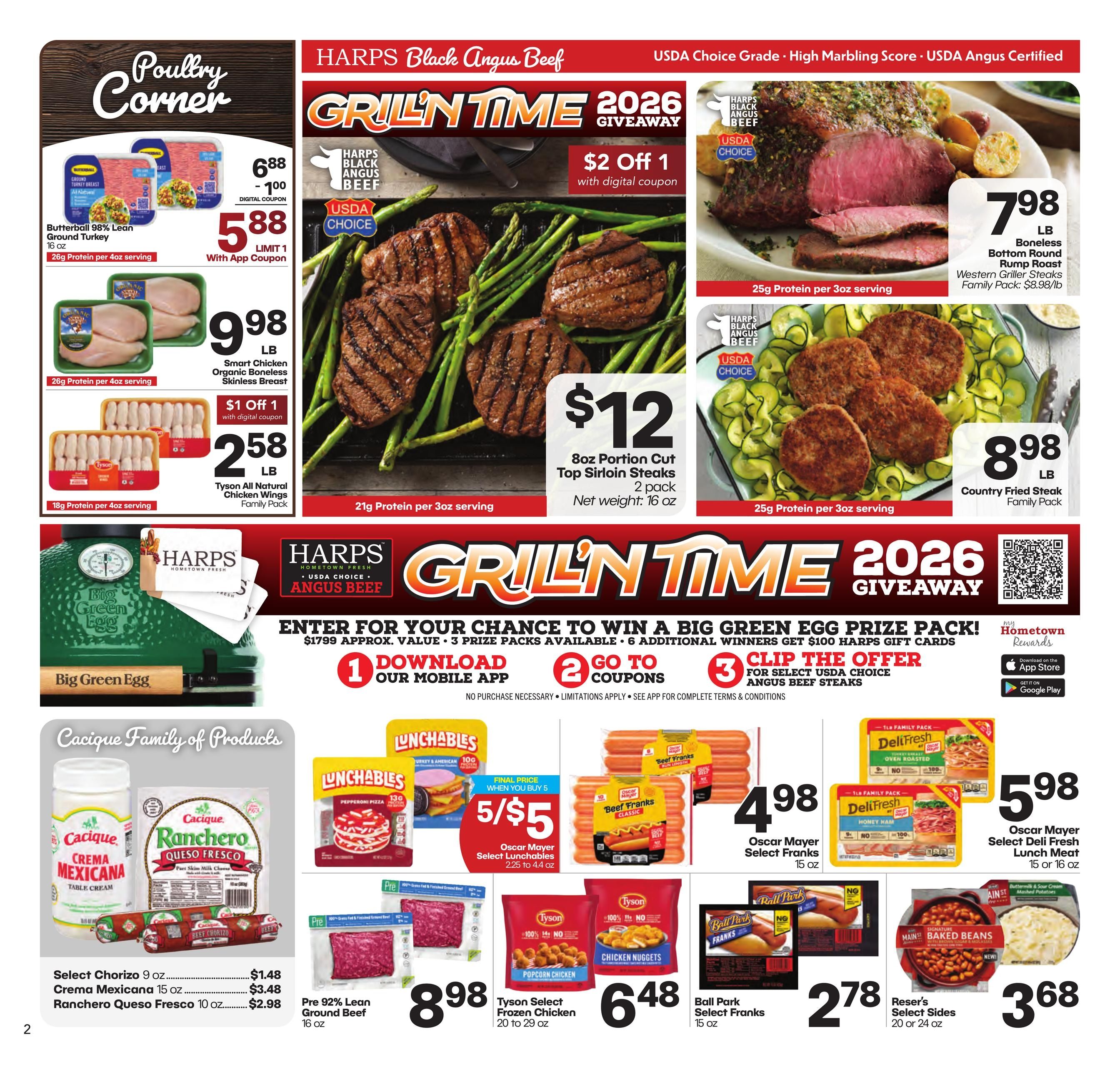 Harps Foods (Grove–Fayetteville Area, AR–OK) Weekly Ad August 12 - 18, 2026