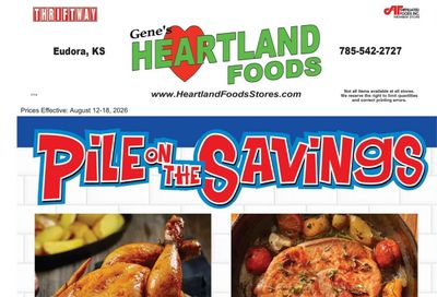 Gene's Heartland Foods USA (Olathe–Linwood Area, KS) Weekly Ad August 12 - 18, 2026