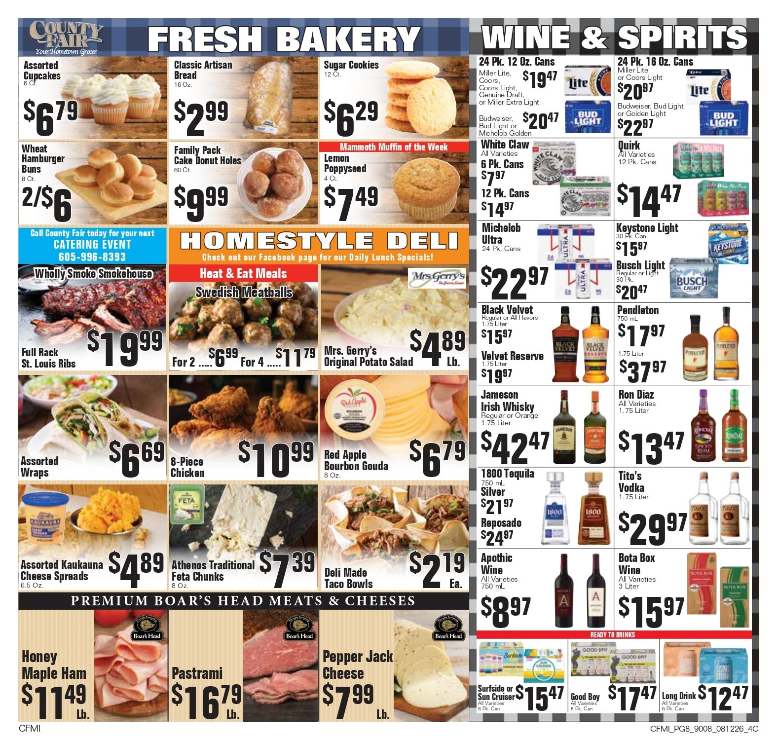 County Fair Food Stores (Mitchell, SD) Weekly Ad August 12 - 18, 2026
