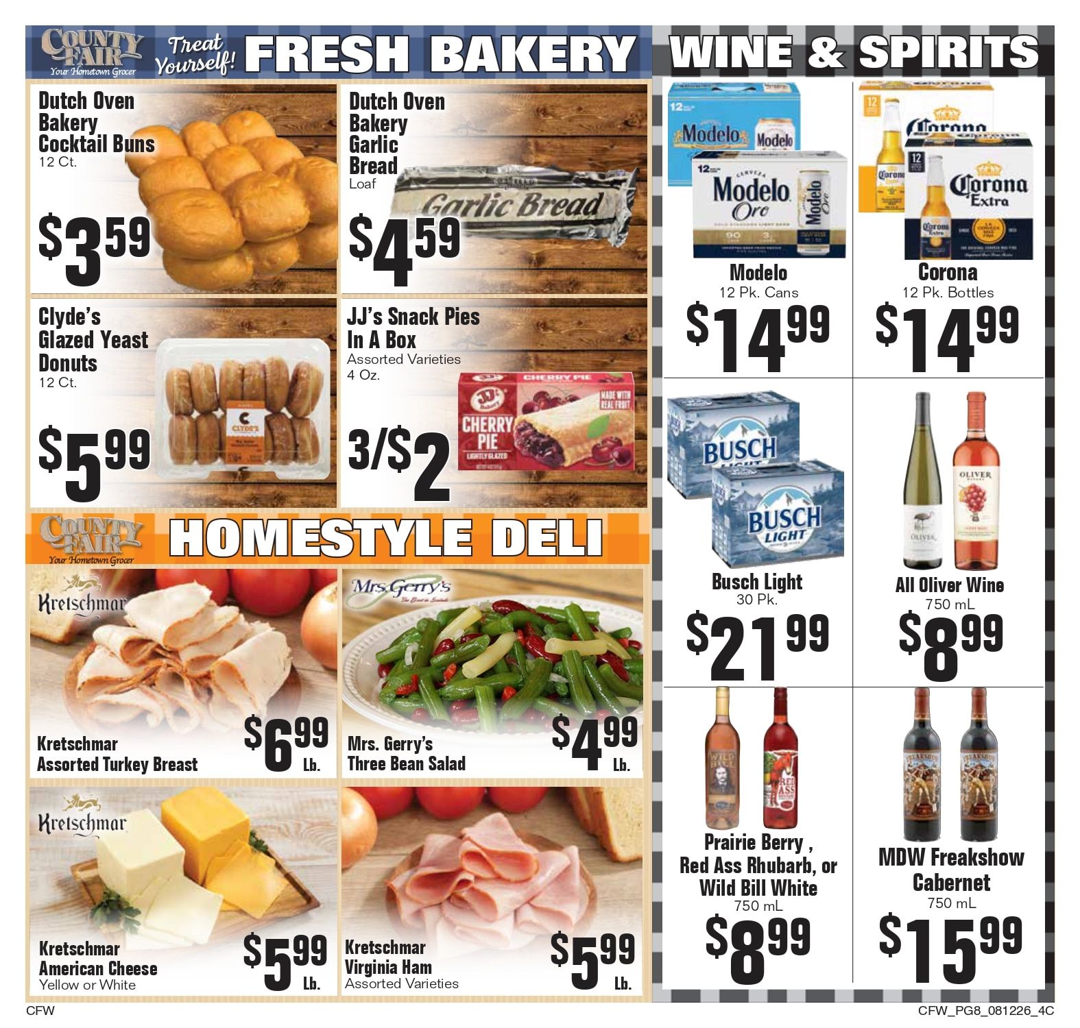 County Fair Food Stores (Winner, SD) Weekly Ad August 12 - 18, 2026