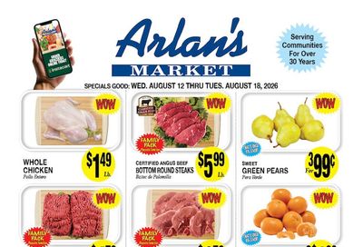 Arlan's Market (Freeport and other locations, TX) Weekly Ad August 12 - 18, 2026