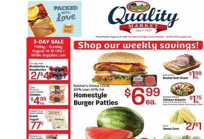 Quality Market (180 East Main, Delta, UT) Weekly Ad August 12 - 18, 2026