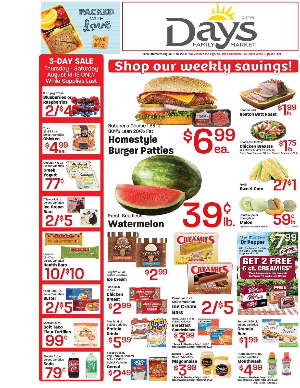 Day's Market Weekly Ad August 12 - 18, 2026